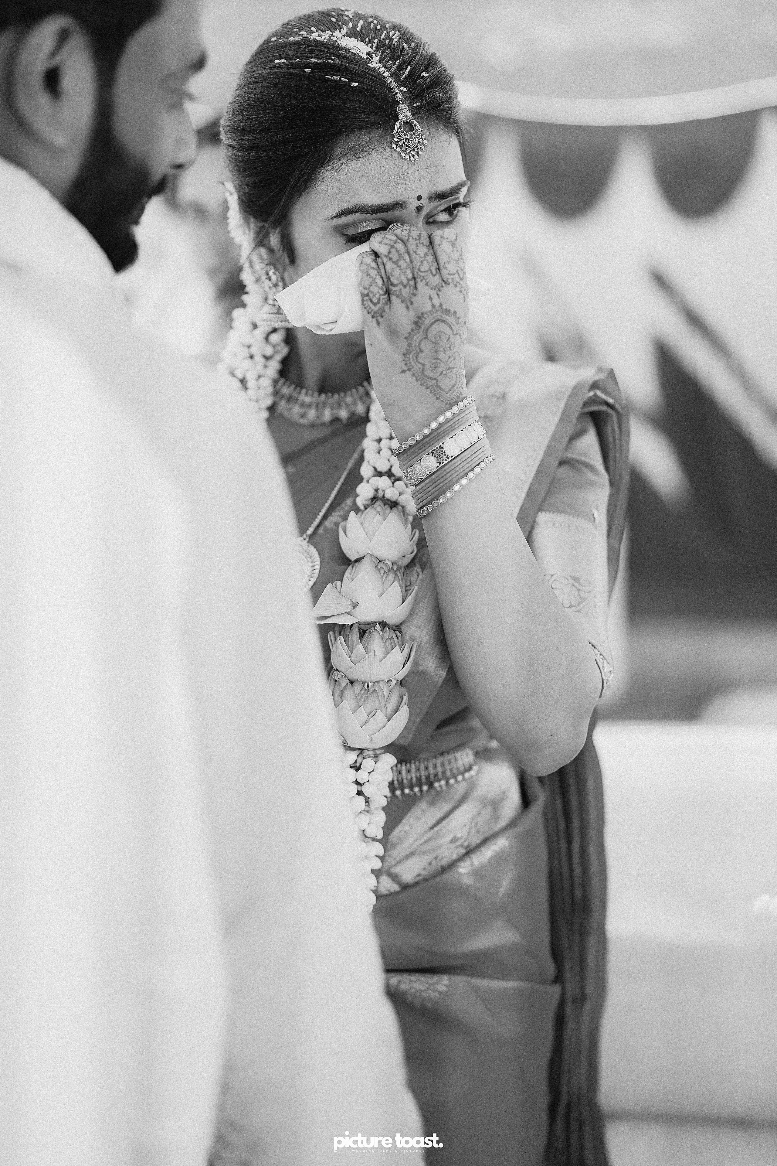 Wrapped in love and tradition. Fine art Wedding Photographers in India & Canada