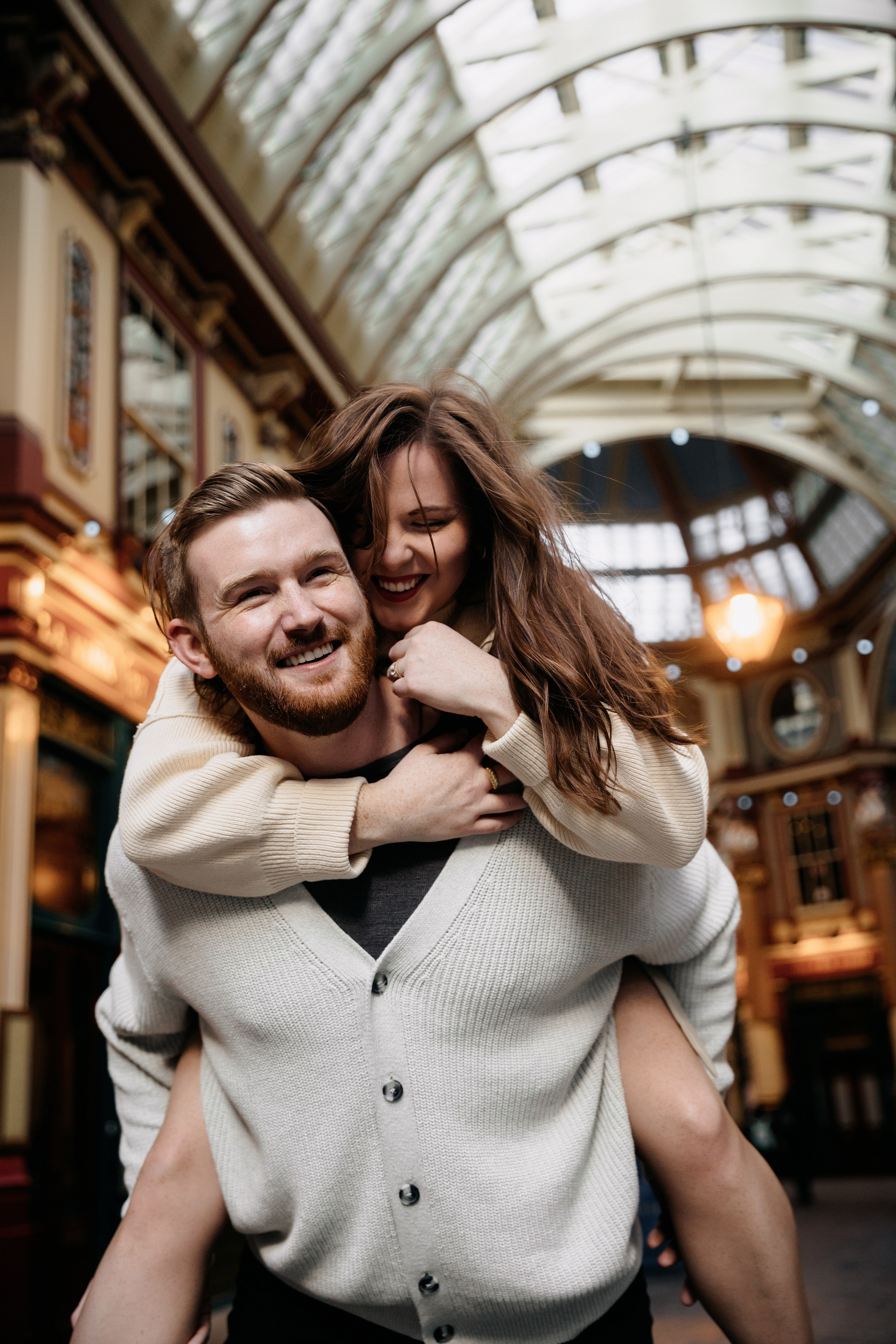 Kenna + Rob (Leadenhall Market + London City). LondonPhotoStory — Vacation Photographer in London