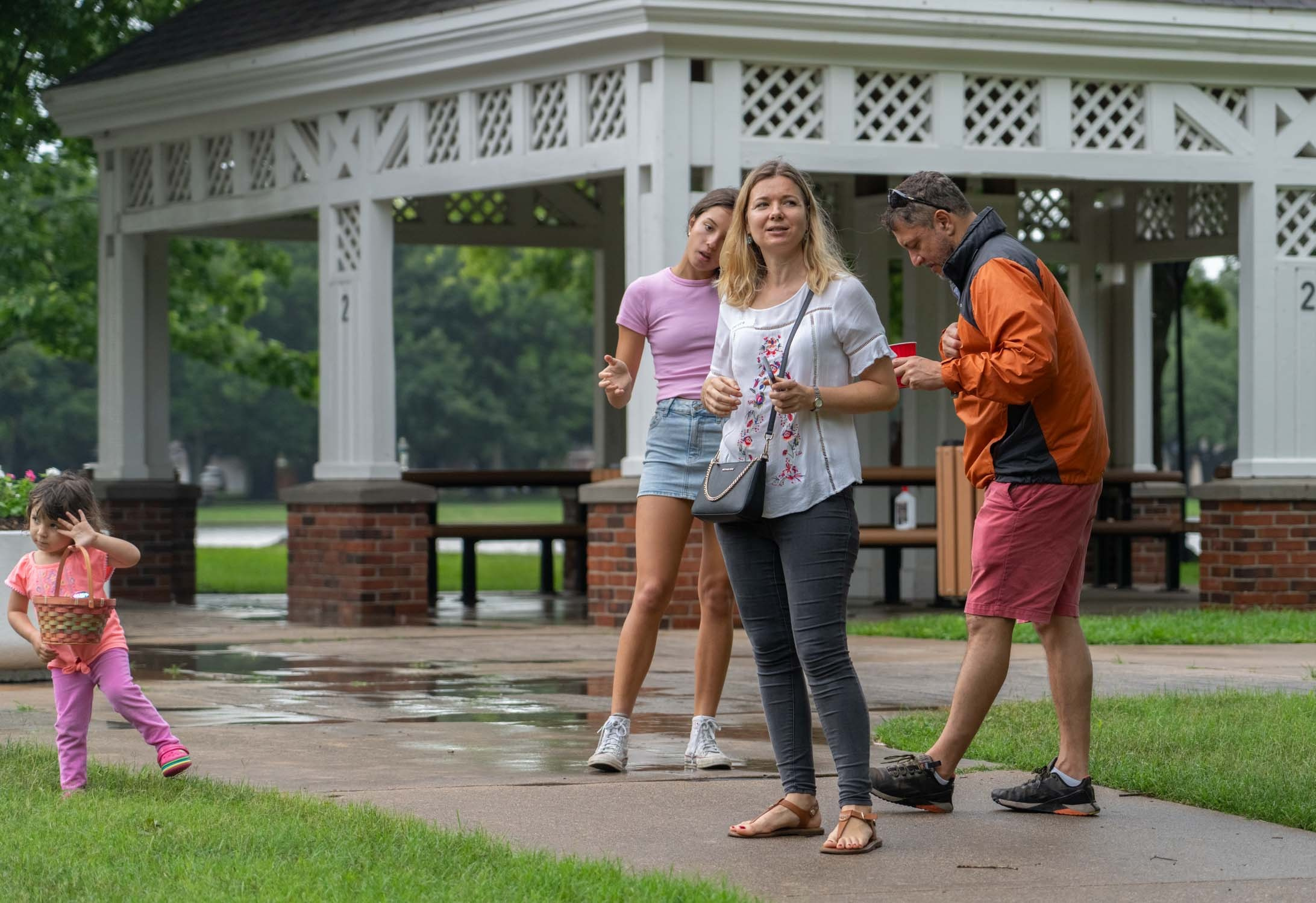 Easter picnic. Photographer Irina Kozhemyakina. Houston
