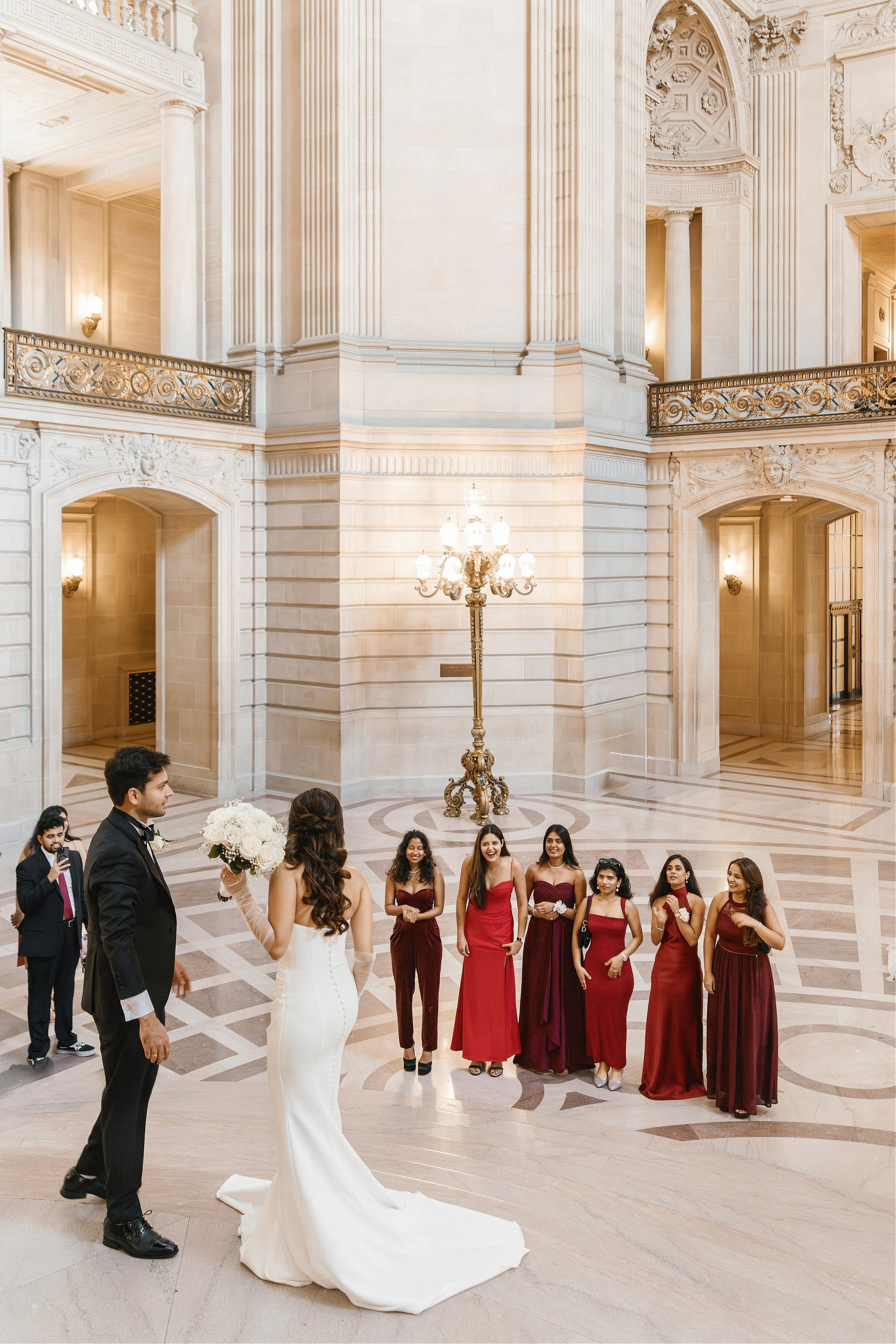 San Francisco City Hall Wedding. Wedding Photography & Videography Team in California, Los Angeles, San Francisco, San Diego and Travel