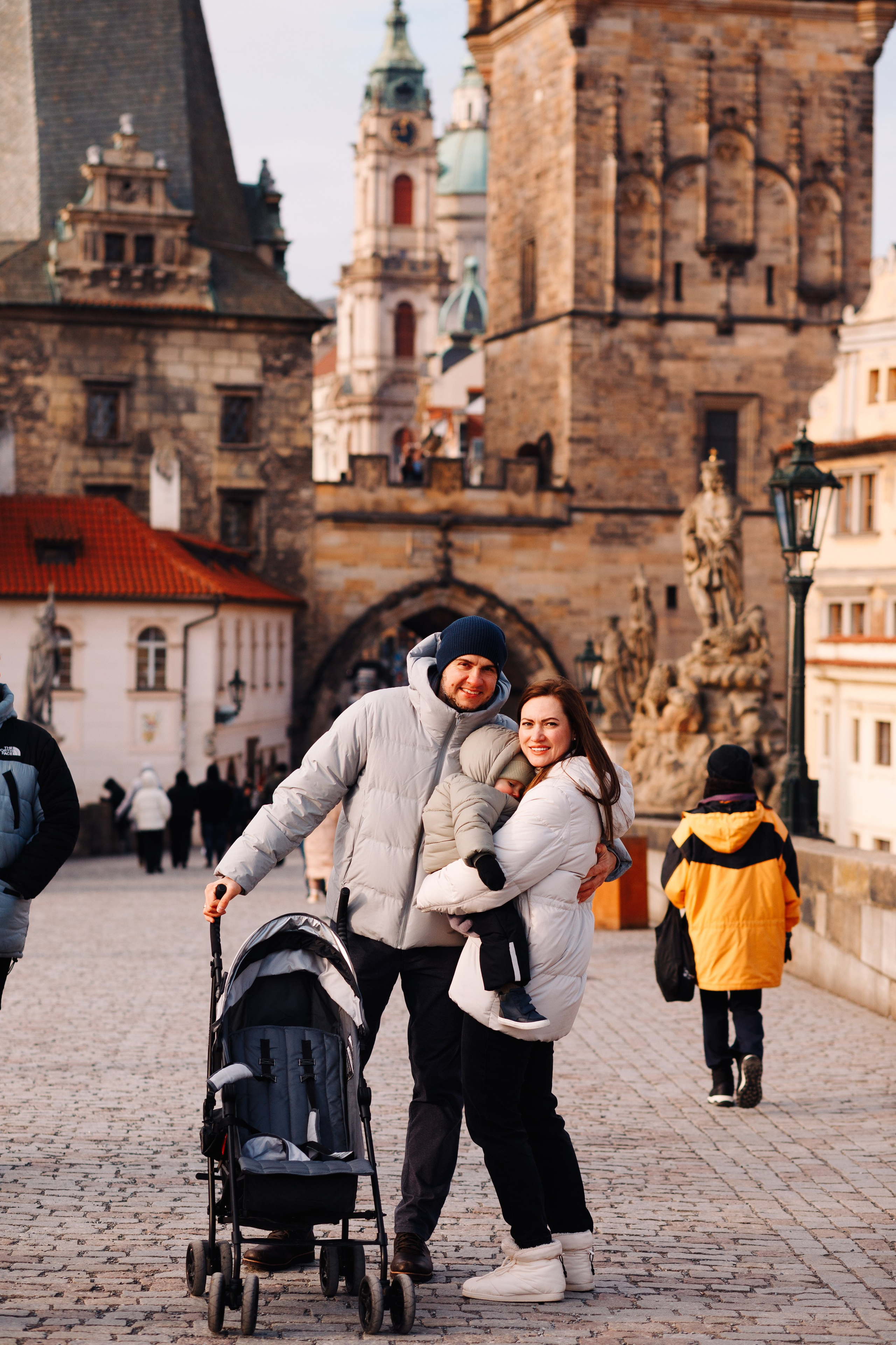 Anna, Roman & Max. Photographer in Prague for tourists
