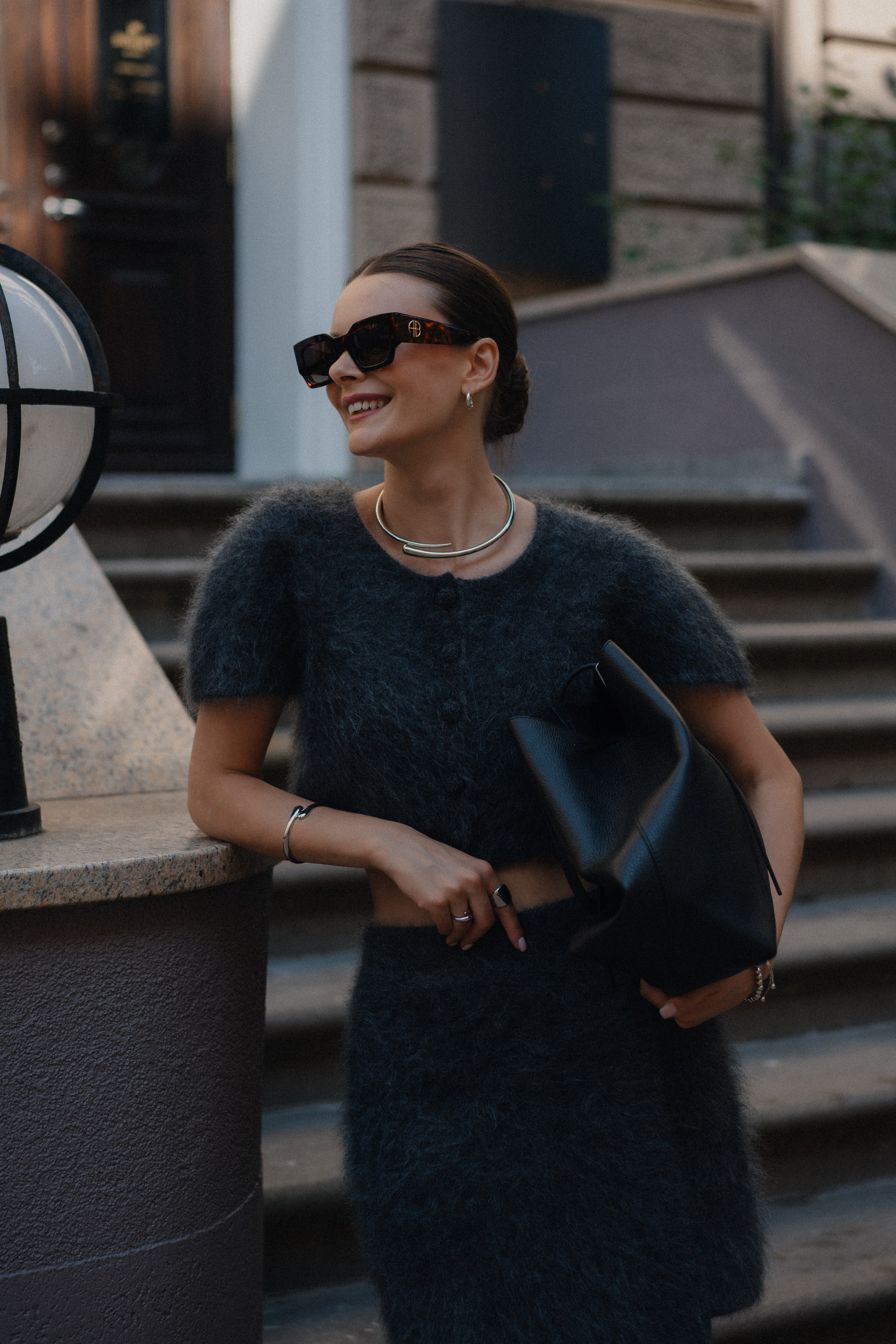 Streetstyle photoshoot. Portrait, lookbook and family photographer in Riga, LATVIA