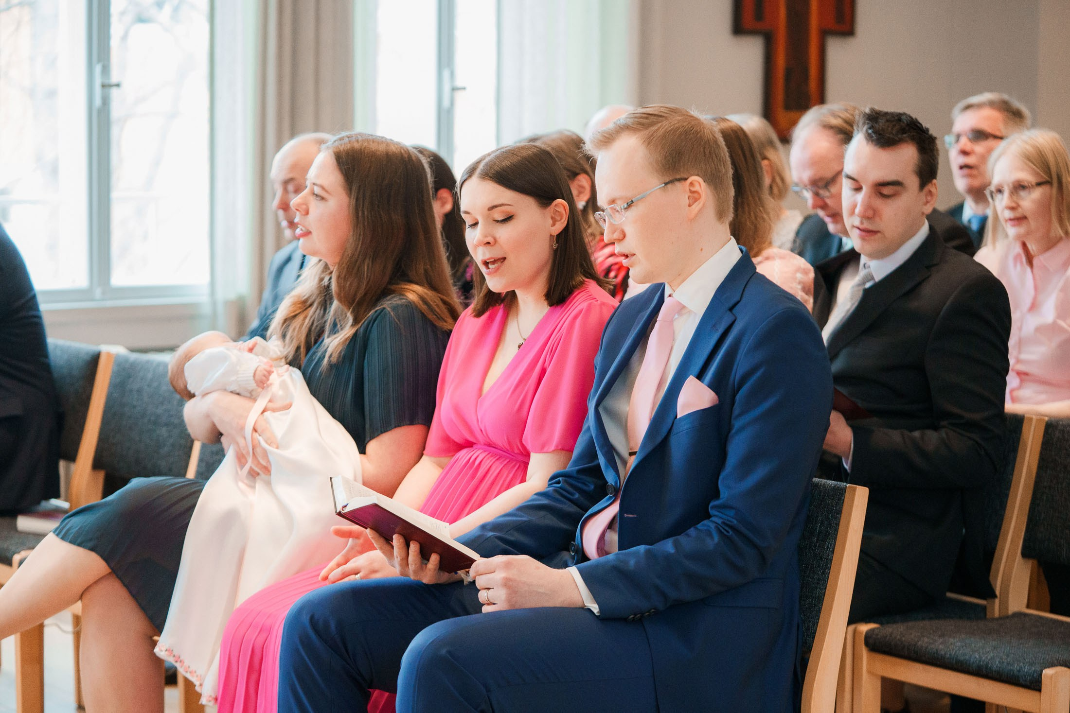 Ristiäisten kuvaus, Huopalahden kirkko