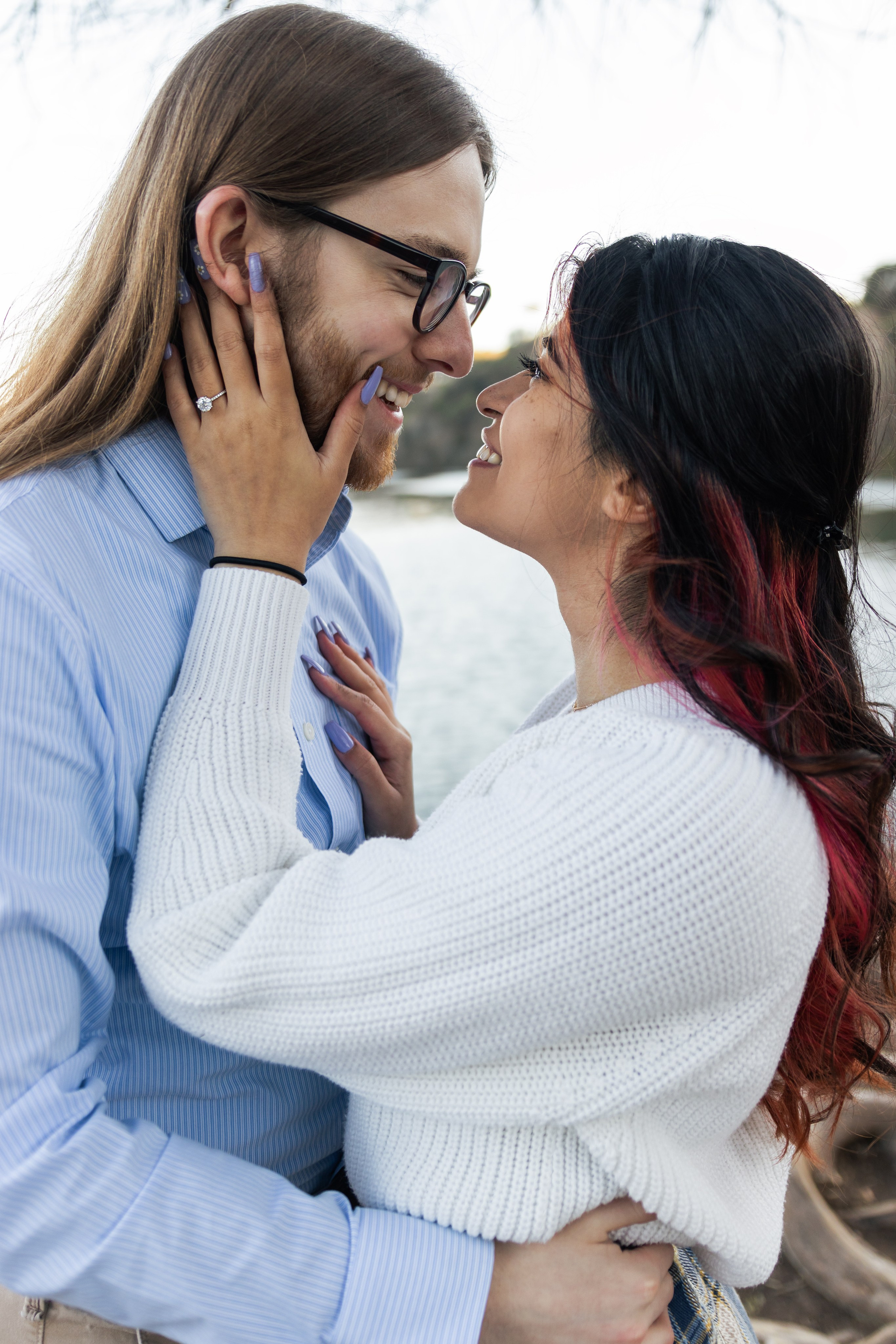 Riley and Maria’s engagement photoshoot at Red Bud Isle