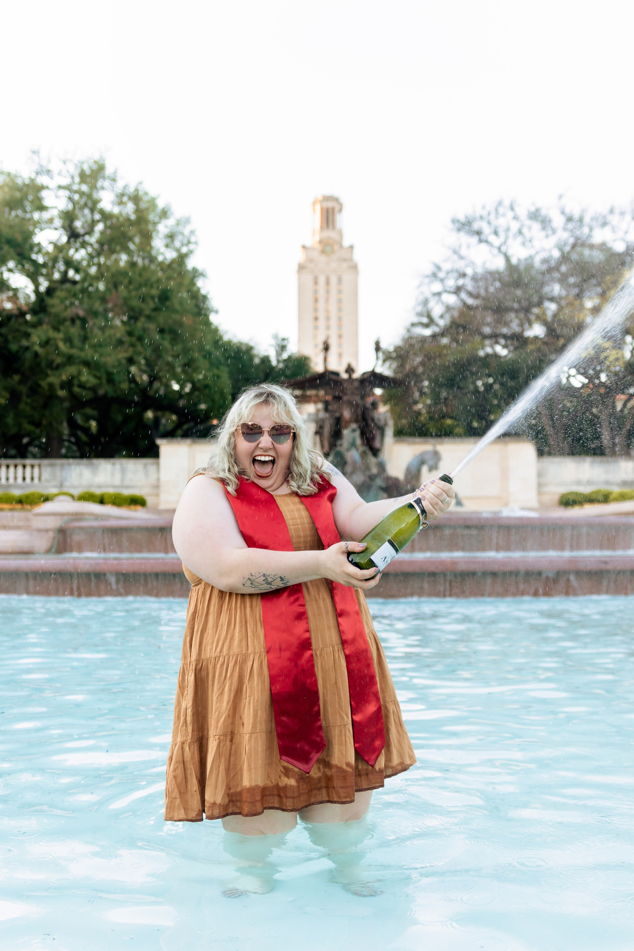 Sarah's senior photoshoot at the University of Texas Austin