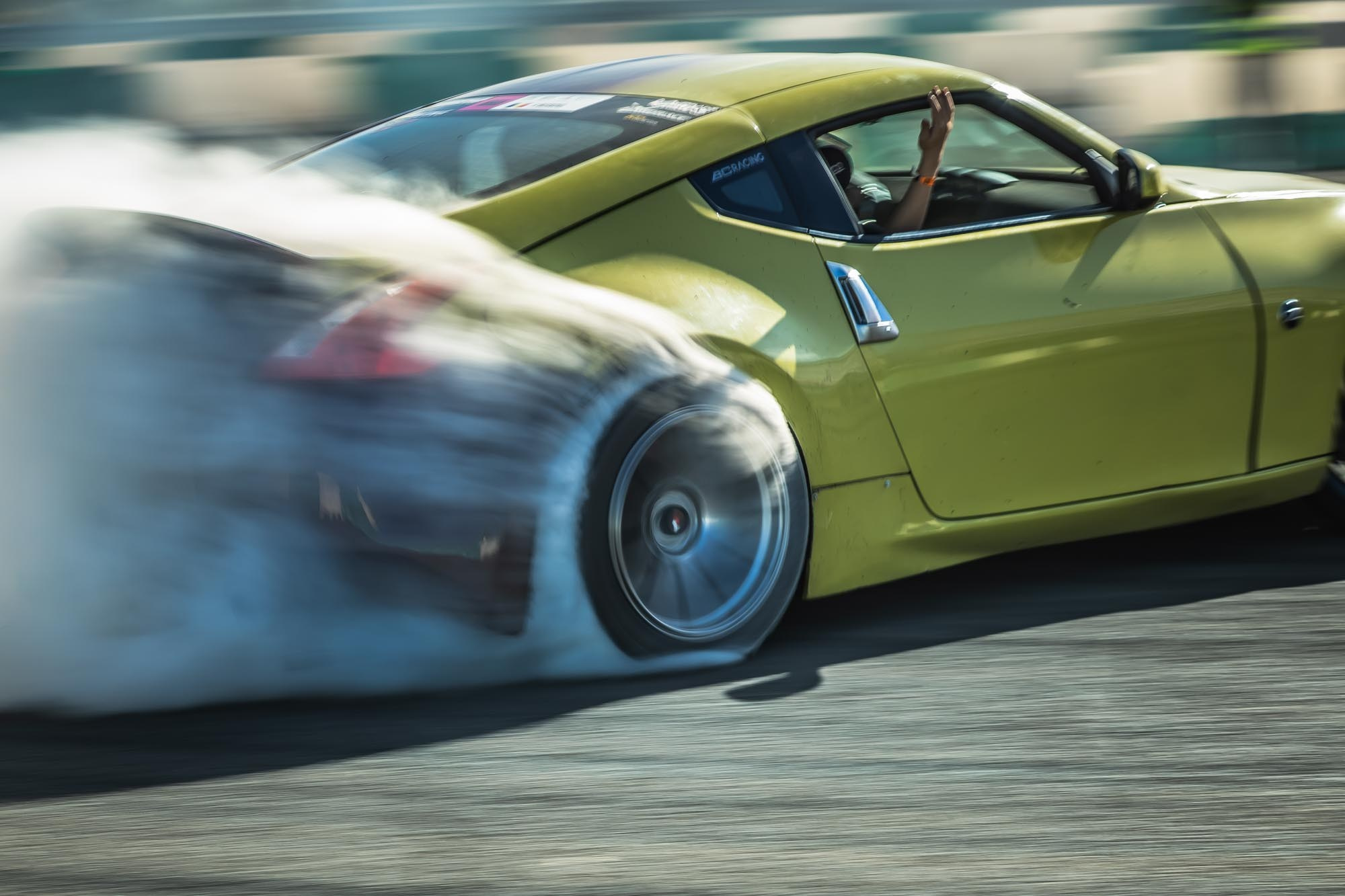 Drift. Deporte de captura de motor