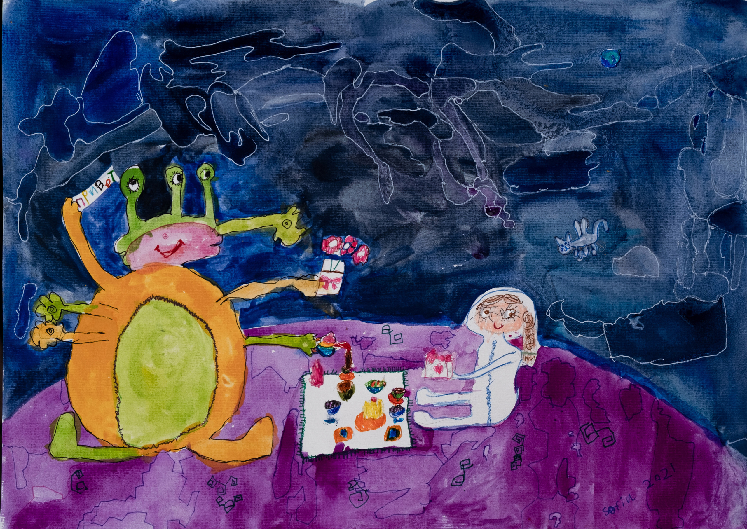 Sofia Tadjieva. 6 year old. 2021