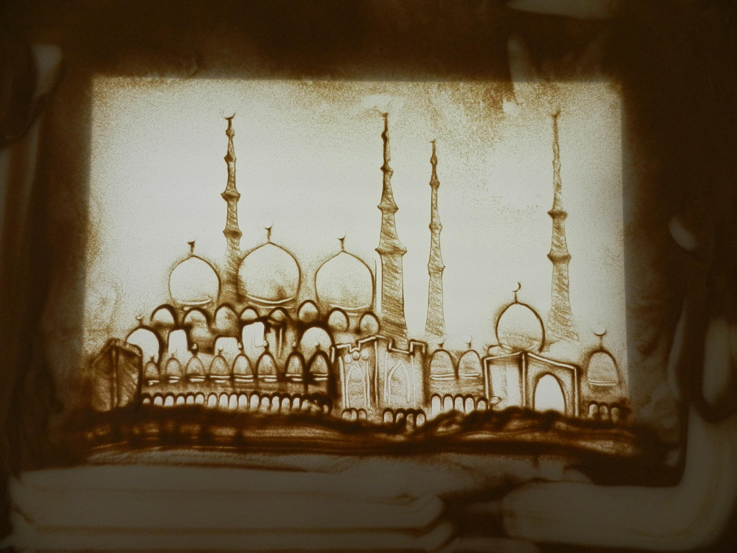 Sand animation and art. Professional Artist, teacher of art, Artistic Photographer In Dubai (U