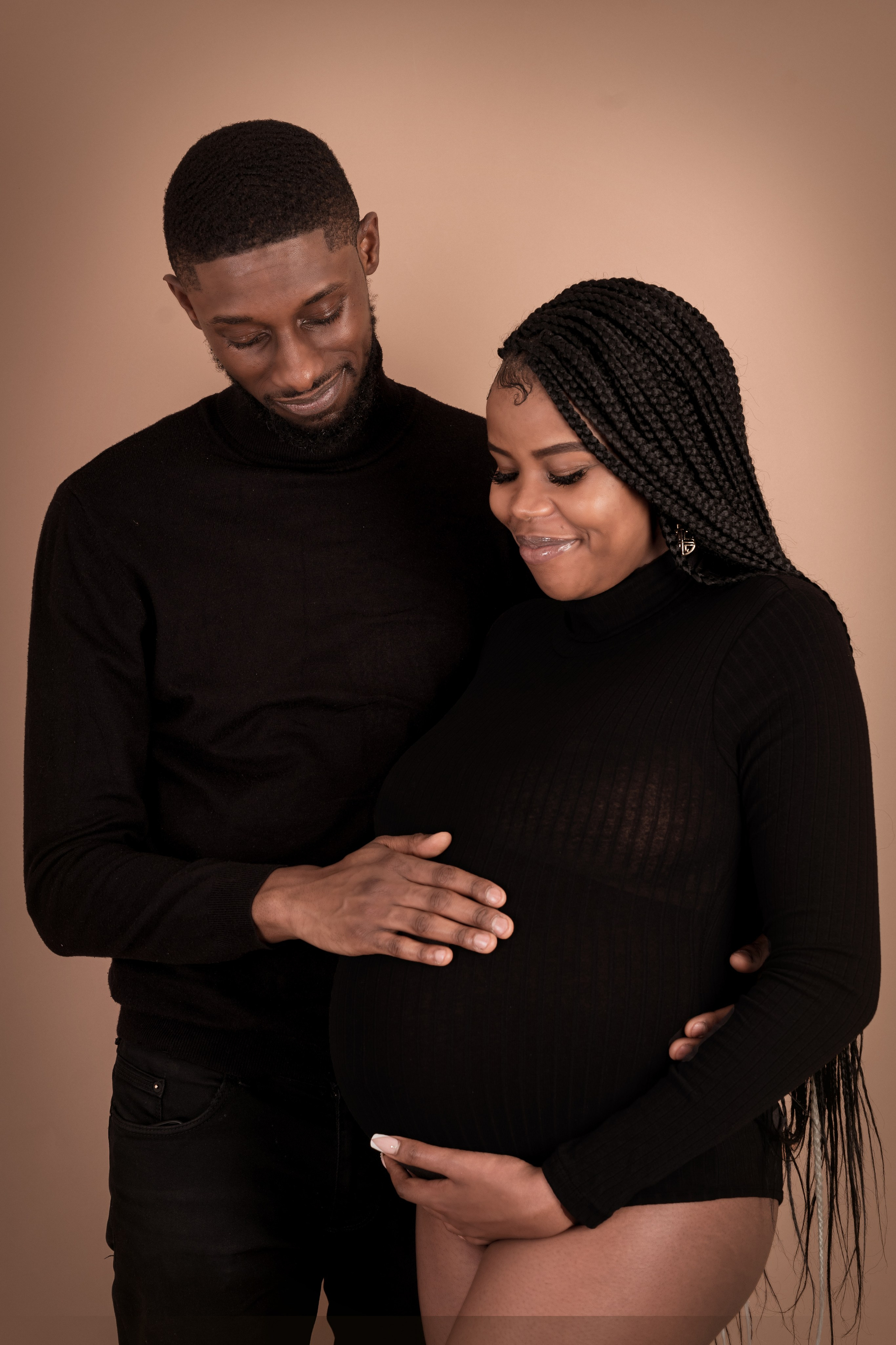 Family Pregnancy photoshoot at studio. Professional Photographer, Videographer in London Dilyana Tankova