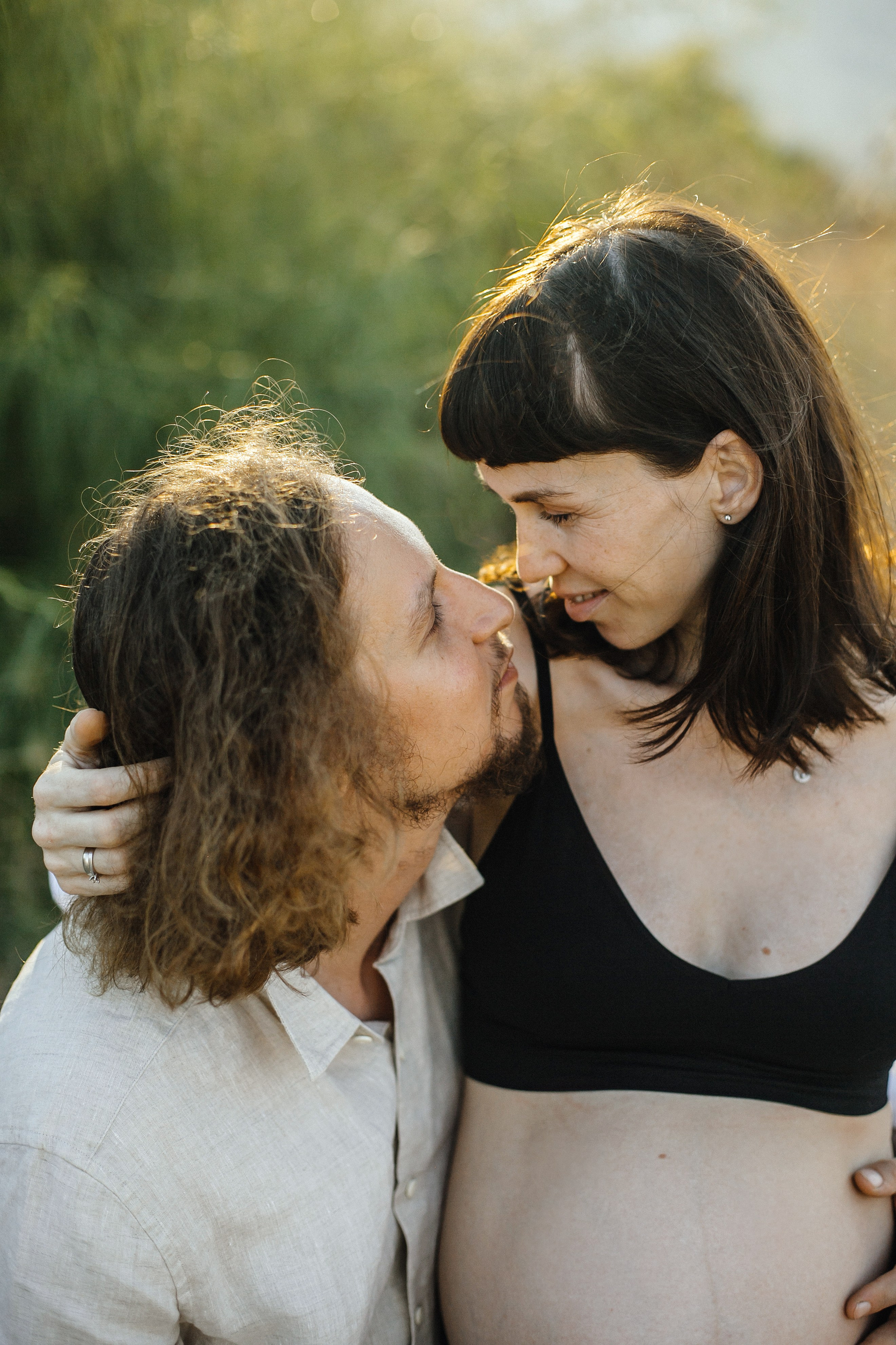 Kiryat Tivon field. Family photographer in Israel