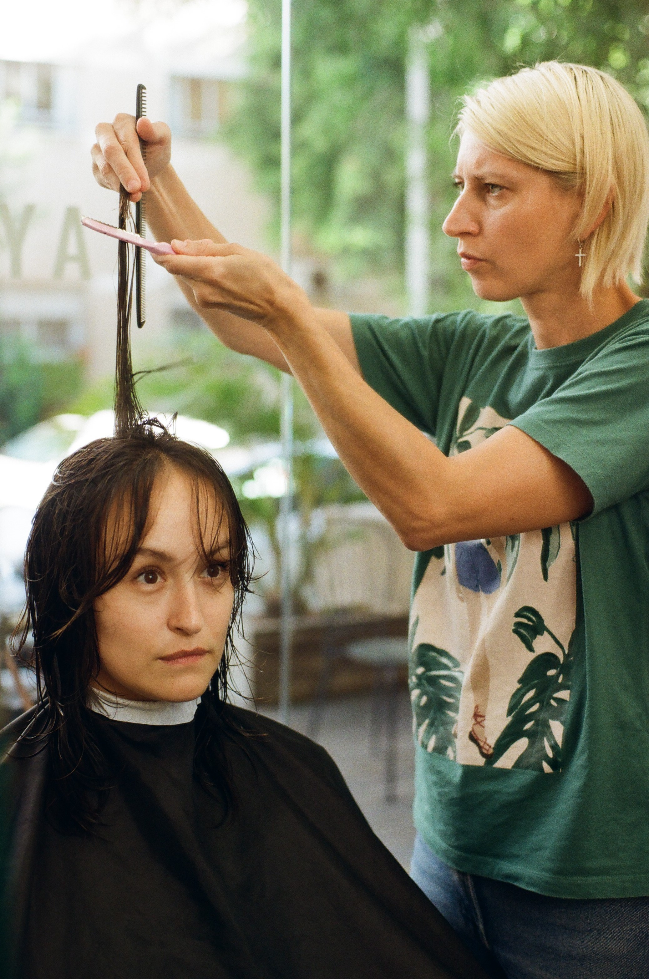 Master class “Haircut”. Film portrait photographer
