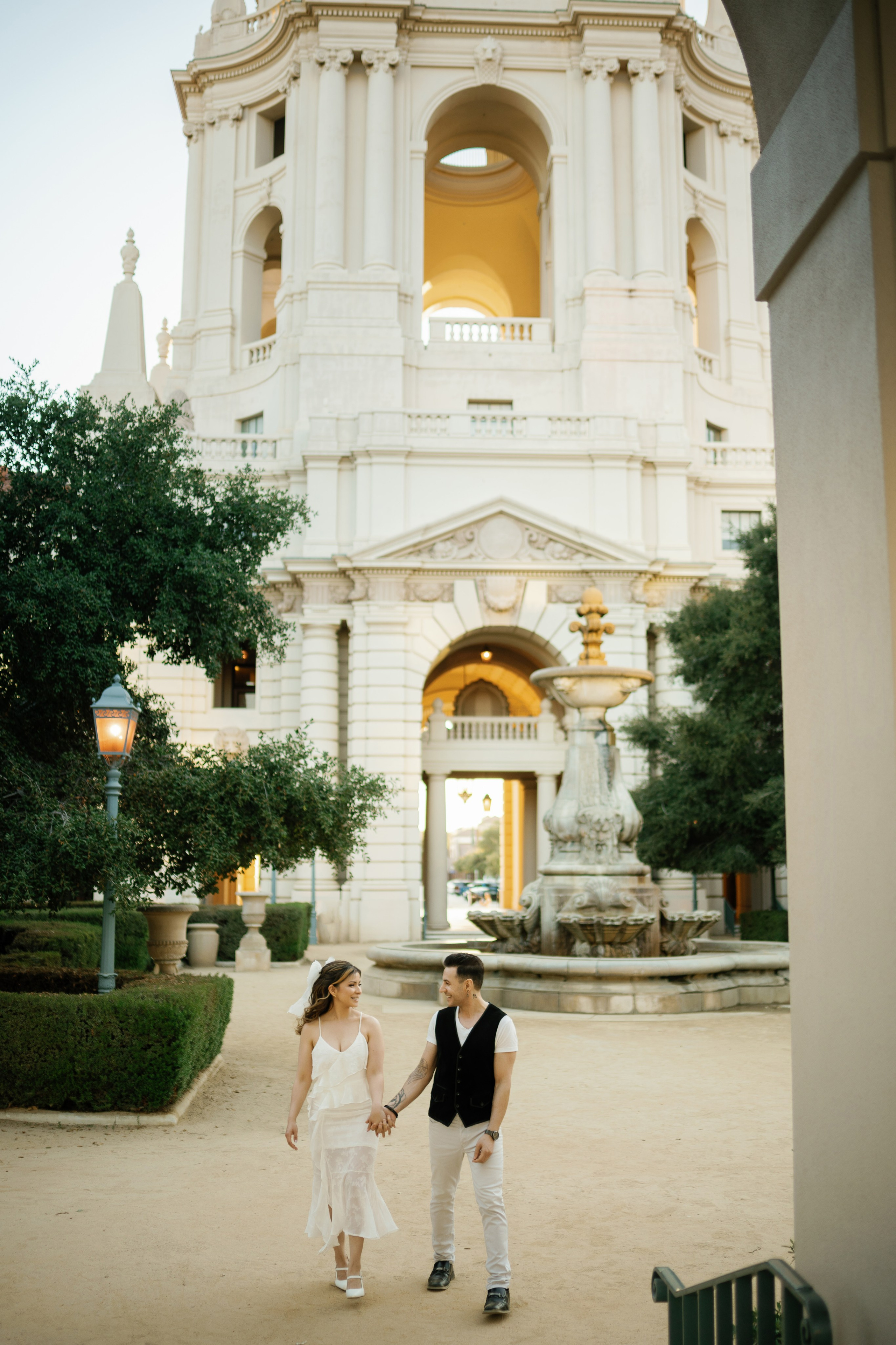 Pasadena City Hall Engagement Photoshoot, California. Wedding Photography & Videography Team in California, Los Angeles, San Francisco, San Diego and Travel