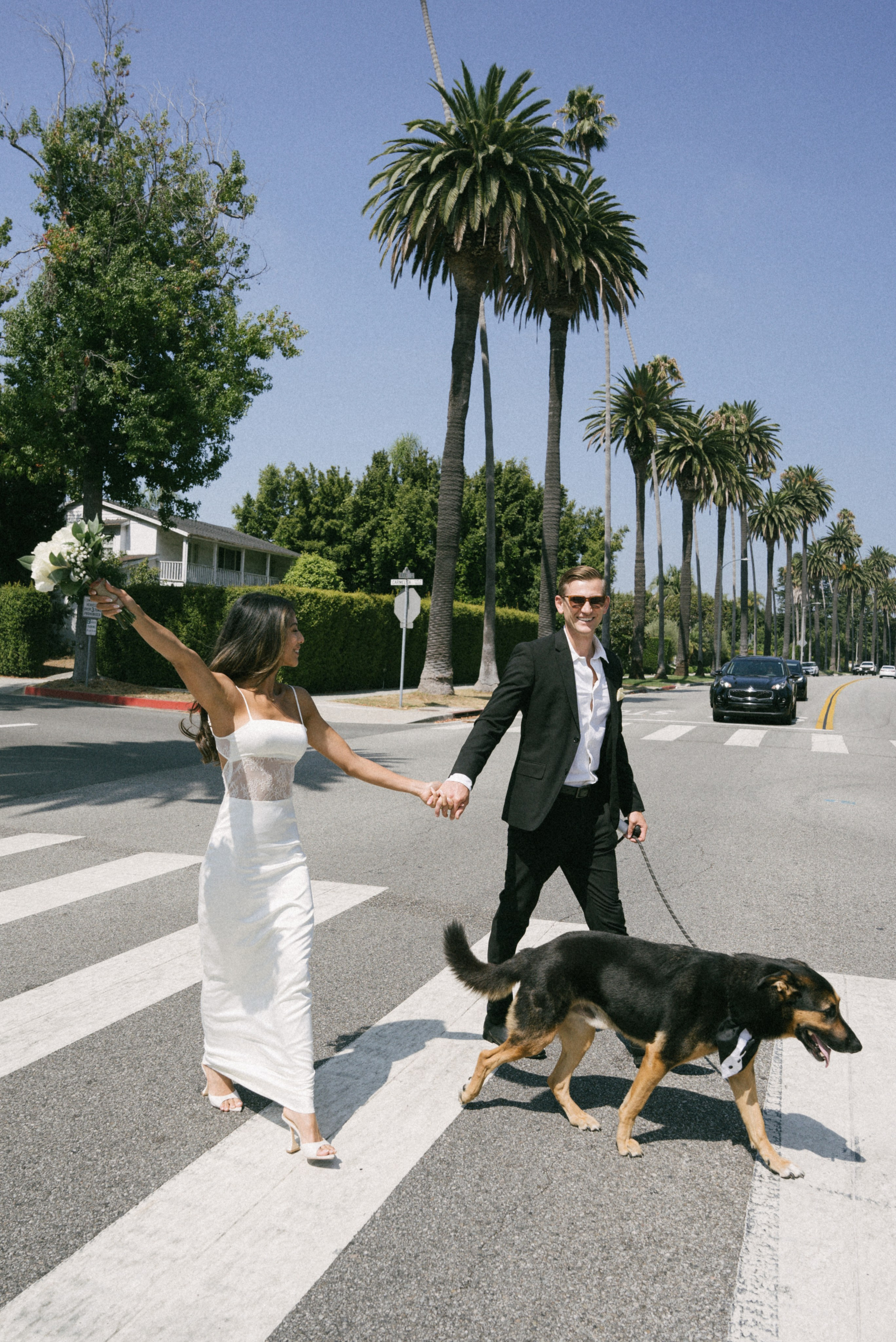 Jamie & Gareth. Beverly Hill Courthouse Wedding. Santa Monica based photographer Kristina Vasilenko