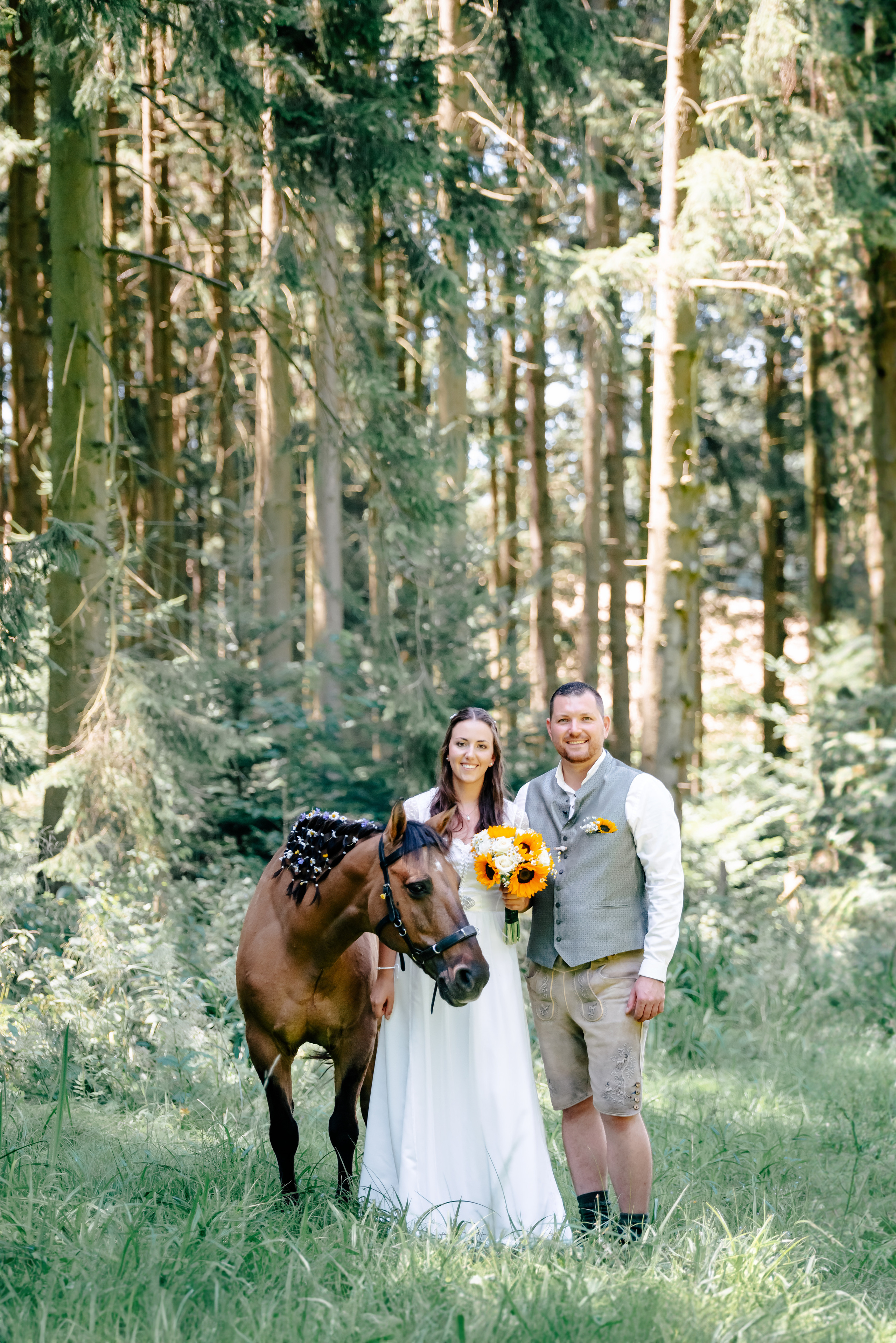 Hochzeit. Tierfotografie und Familienfotografie in der Hallertau