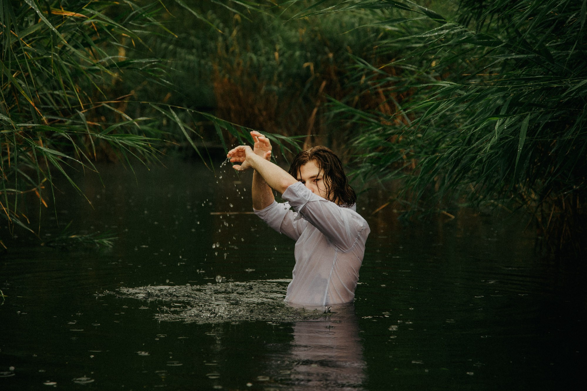 Wet shooting. Photo by lenozavra