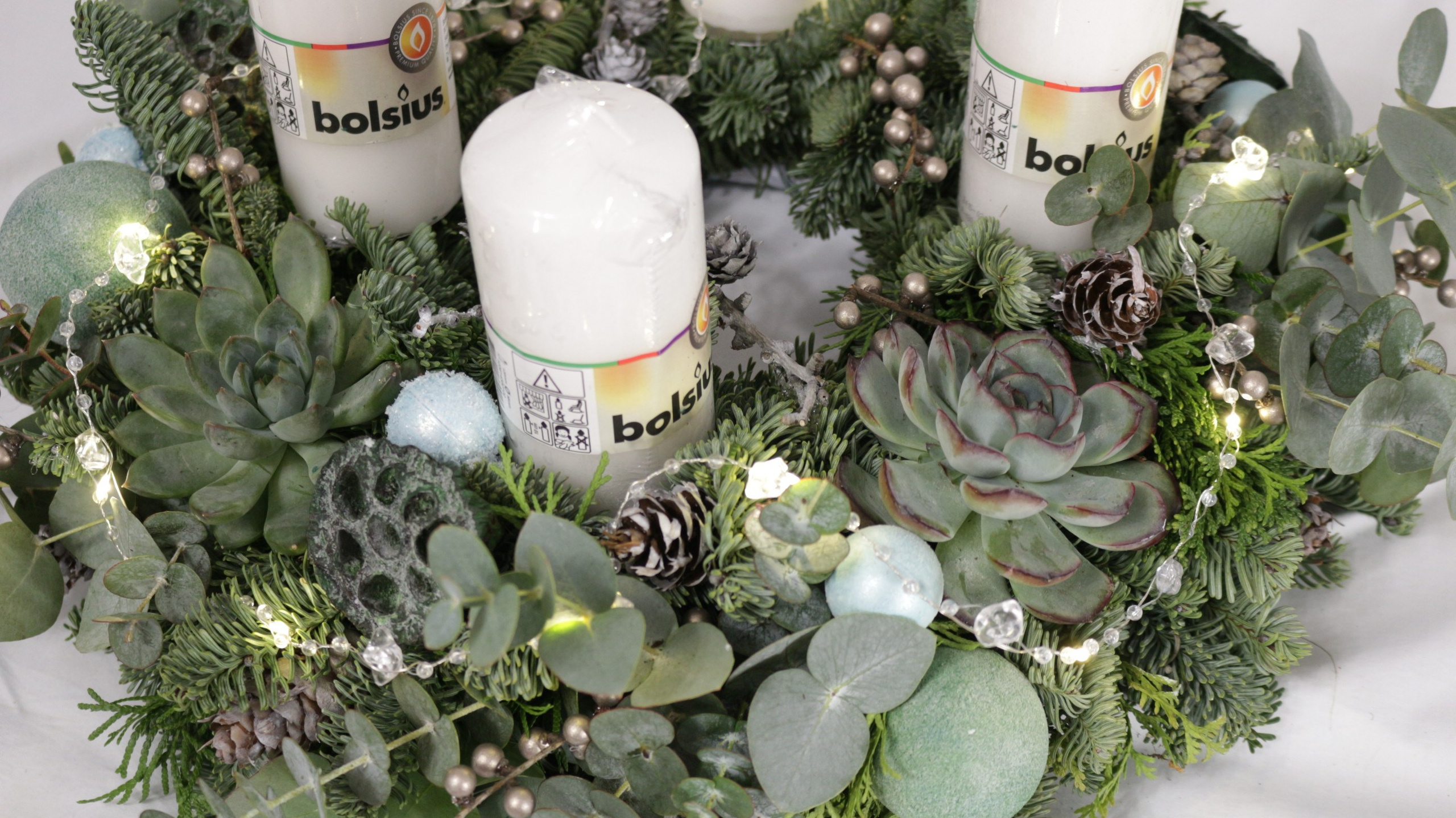 Adventes vainadziņi. Event design, decoration, floristry, gift, Irina Novika, Riga, Latvia