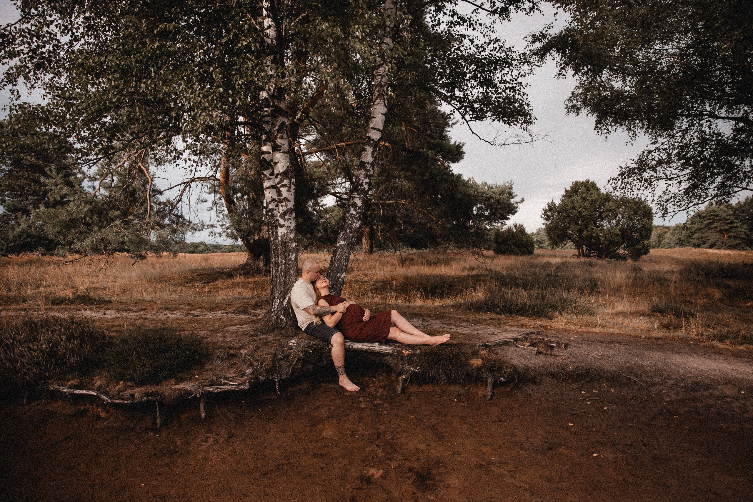 Babybauch Shooting in der Westruper Heide | Reiche Fotografie. Hochzeitsfotografin Bochum | Halyna Reiche Fotografie NRW