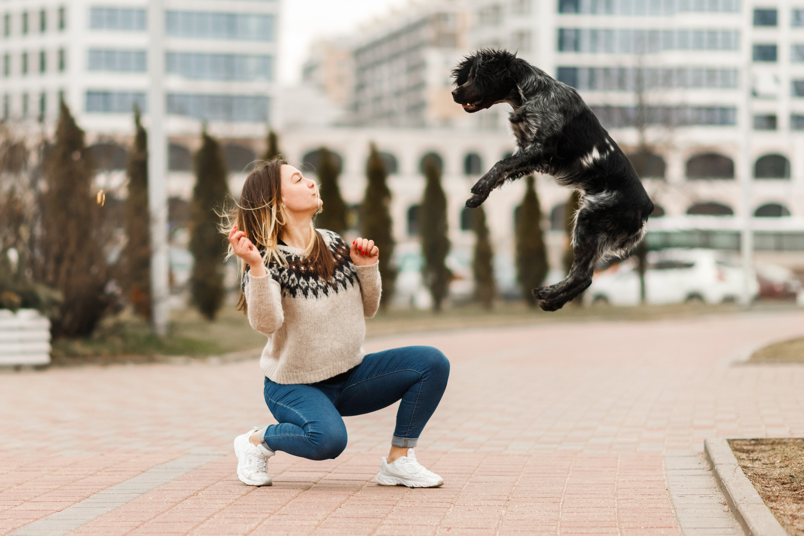 Autumn photo day for dog handler. Kaja | fotograf we Wrocławiu | ludzie i psy