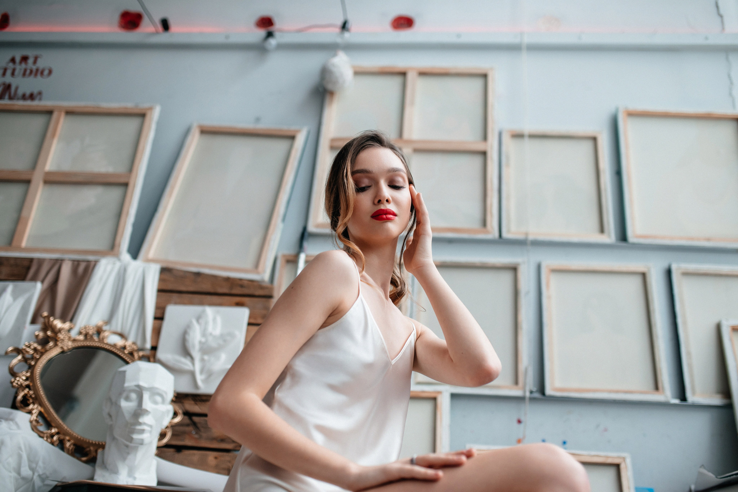 Свадебное утро в мастерской. Свадебный и портретный фотограф Юлия Пыльченко