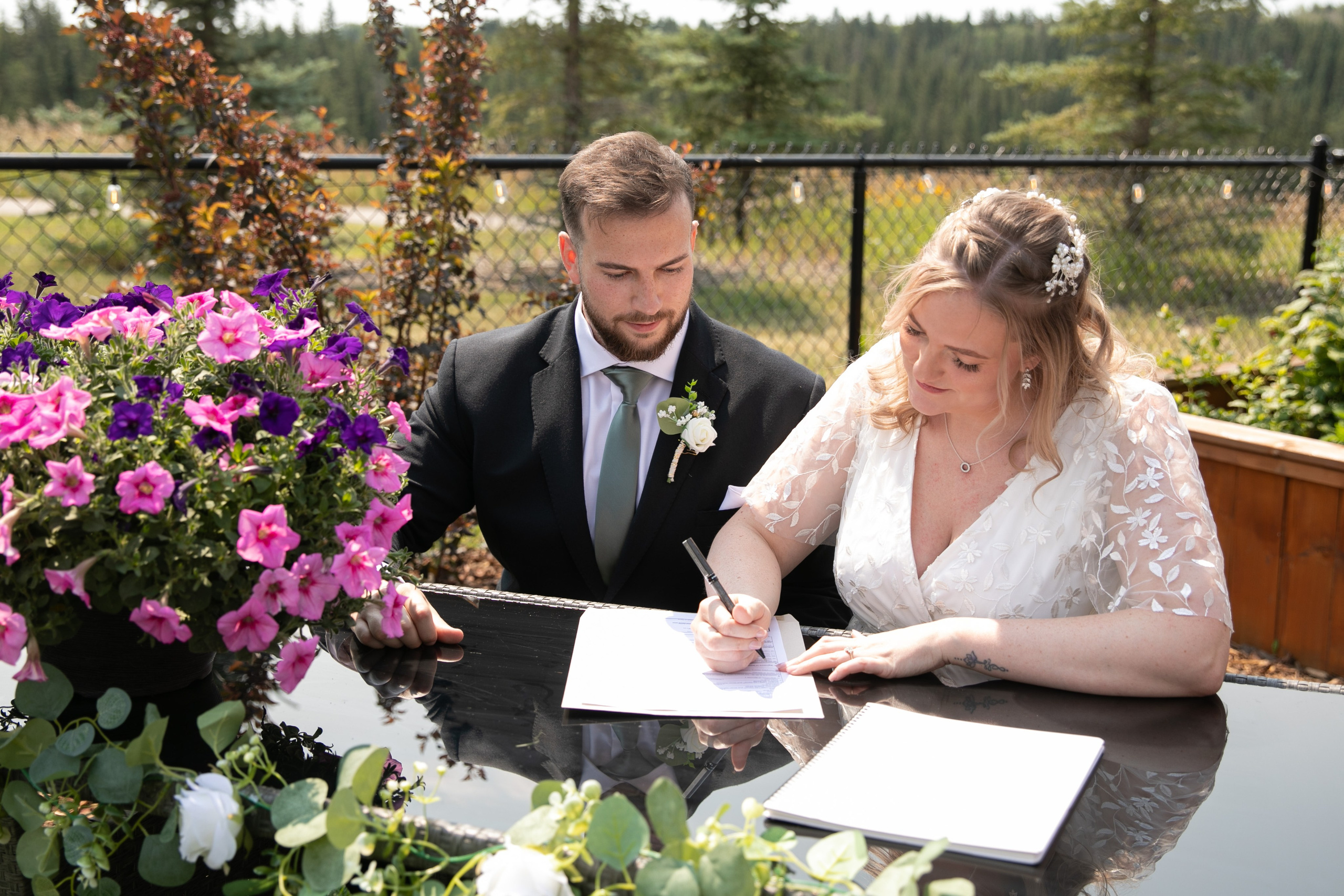 Matthew & Meagan Wedding. Fotografía accesible en Calgary