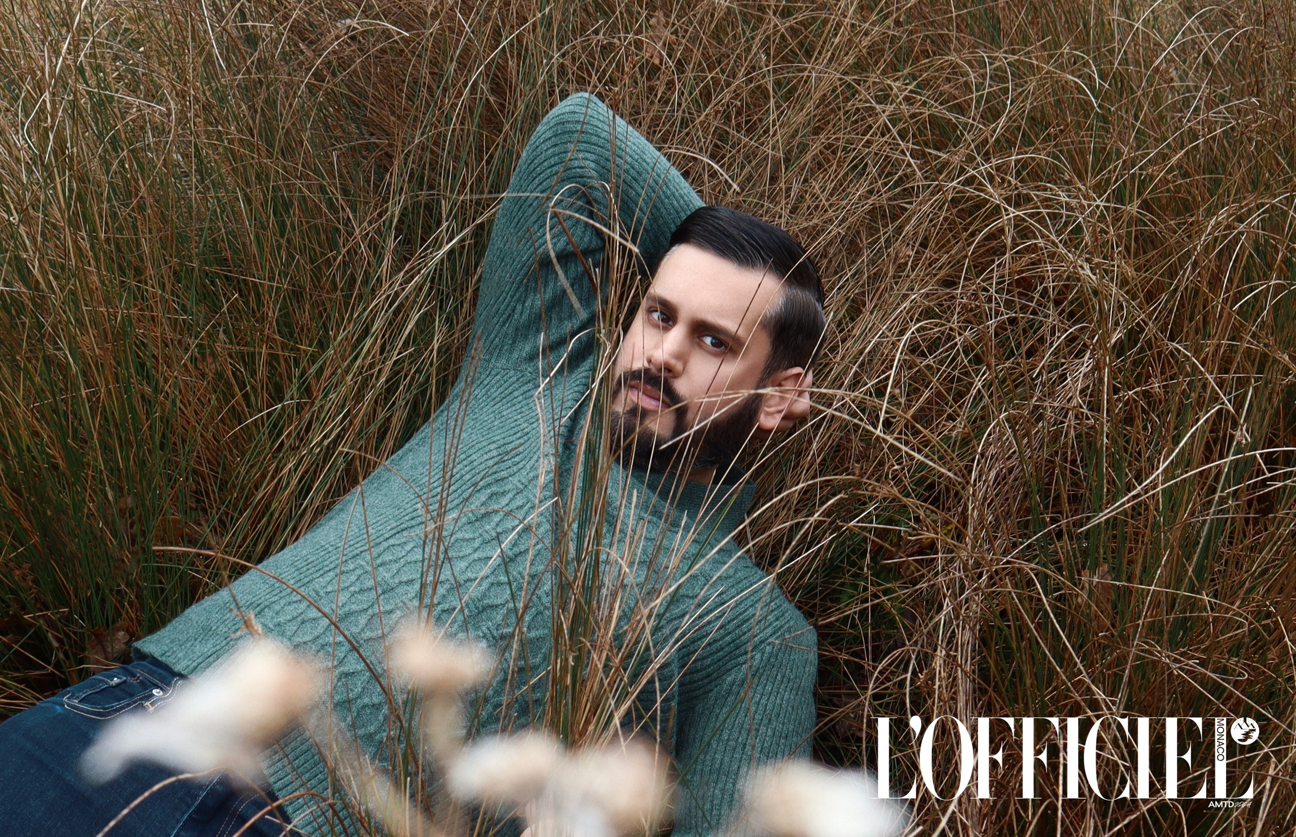 Photo with advanced retouching featured in fashion editorial