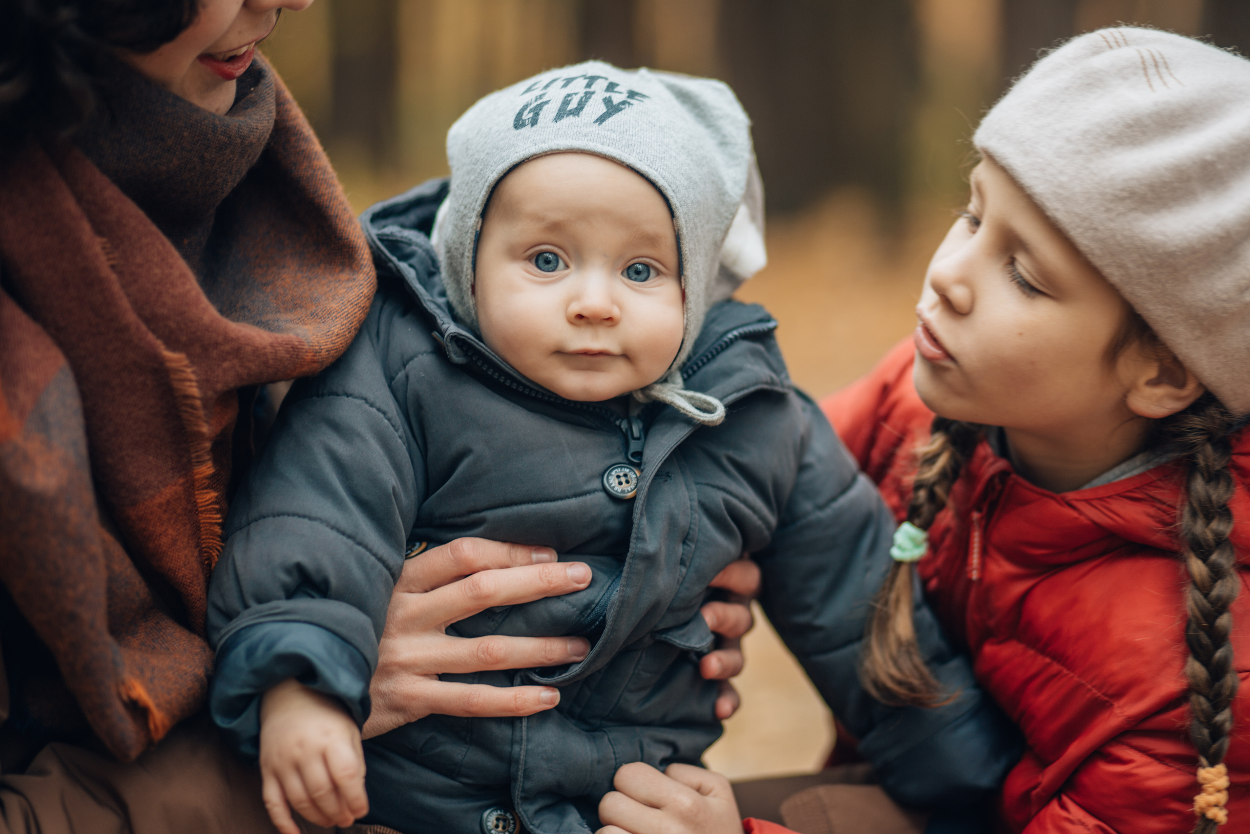 Natalie and kids. Portrait family photographer in Berlin Elena Zakh
