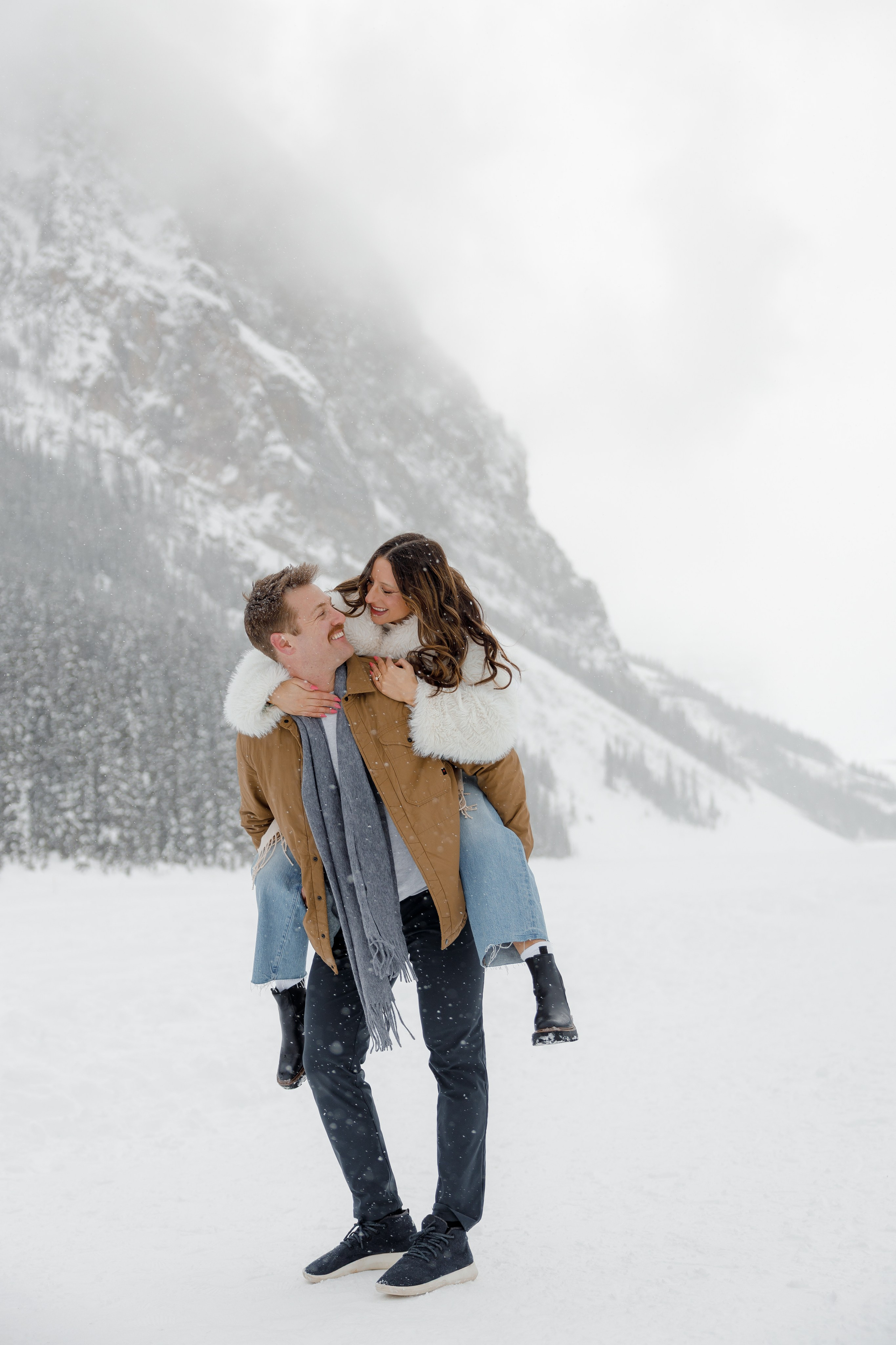 Lake Louise engagement session. Home