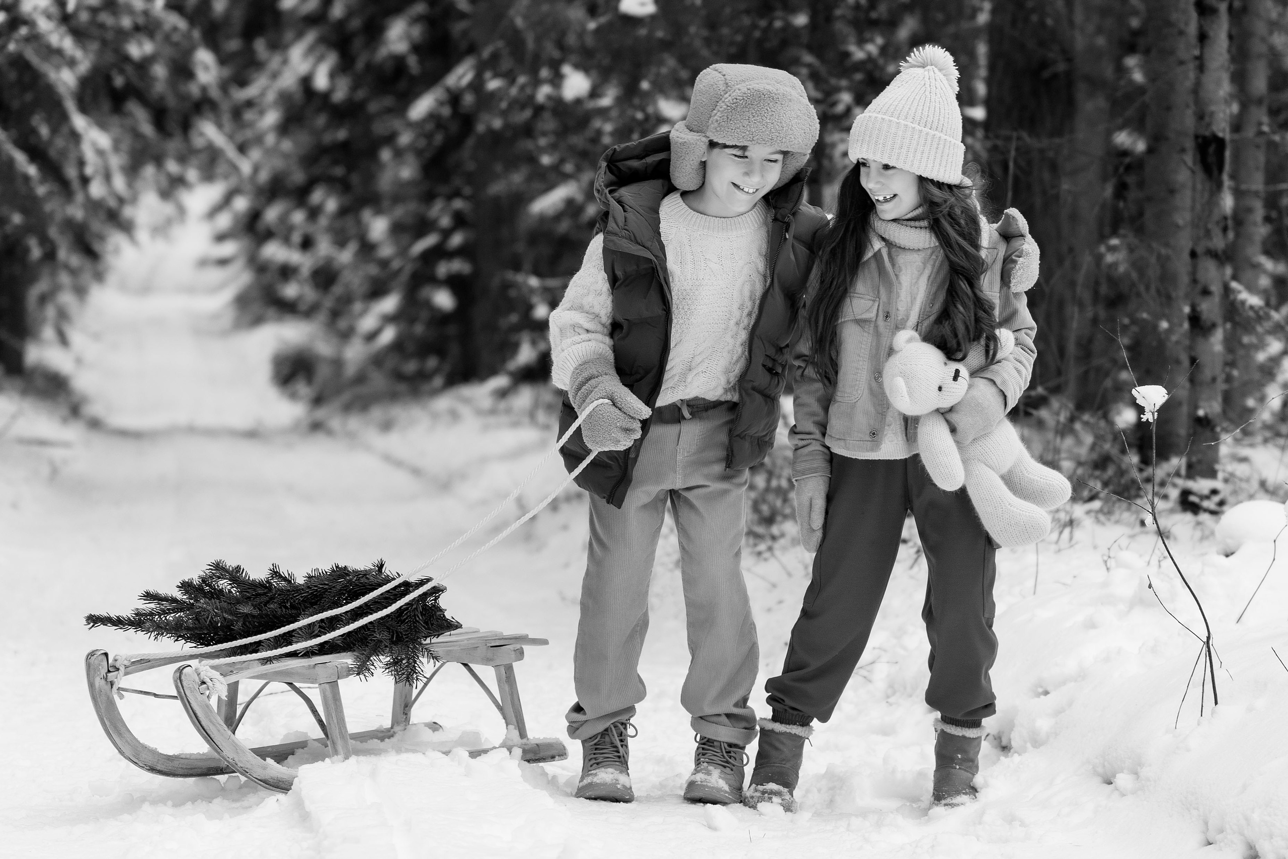 София, Микаэль. Зимняя сказка 2. Анна Григьян — фотограф ретушёр в Даугавпилсе (Латвия)