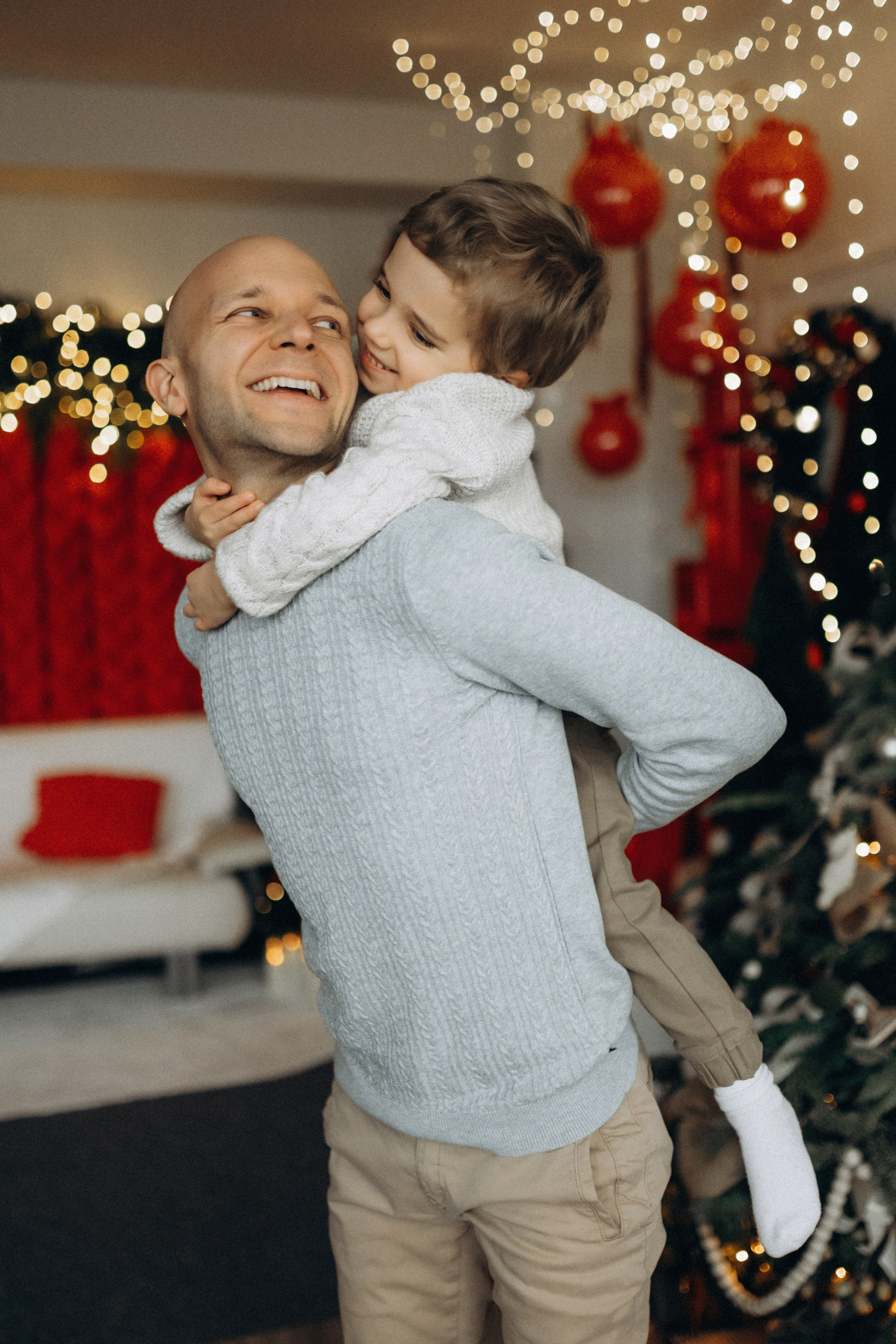 Новогодняя фотосессия в студии. Семейный фотограф Лейпциг, Германия