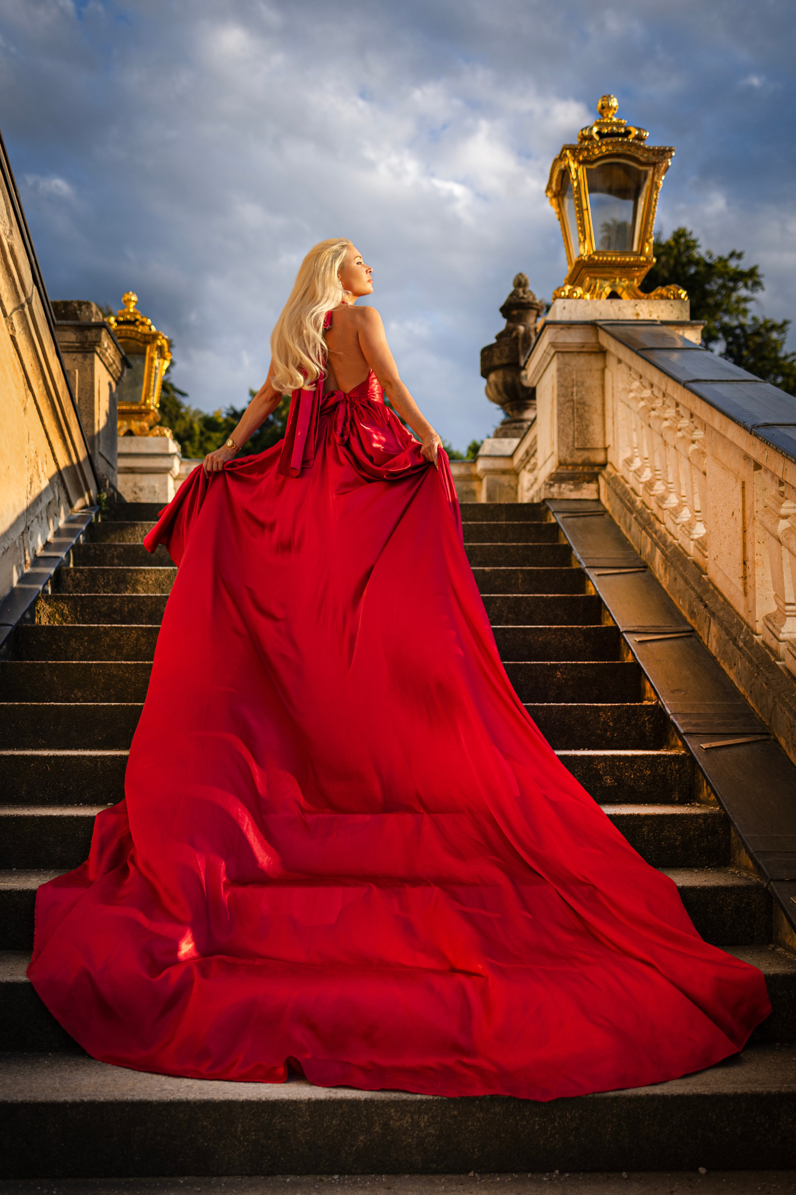 Long dresses shooting. Photographer in Munich