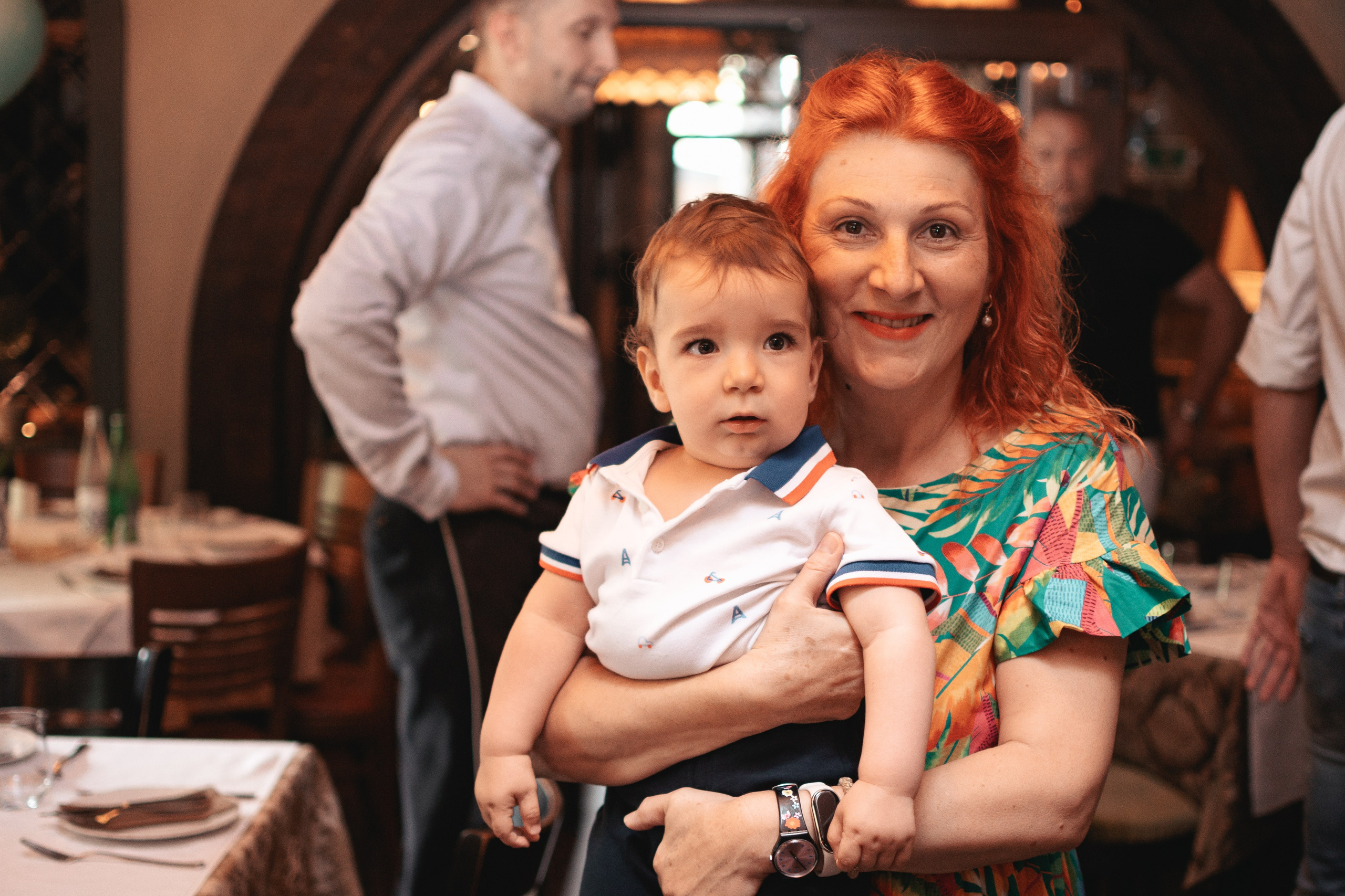 Lazar, krštenje i rođendan. BambinaaPhotography