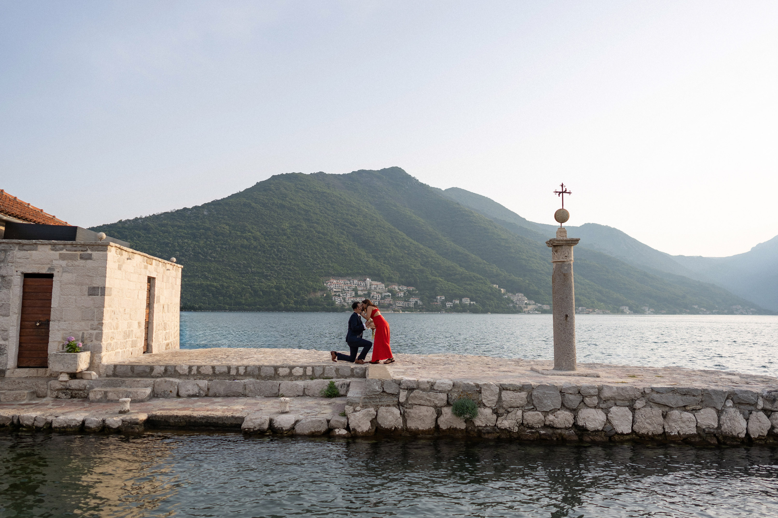 Proposal in Perast — Photographer Mariia Sosnina