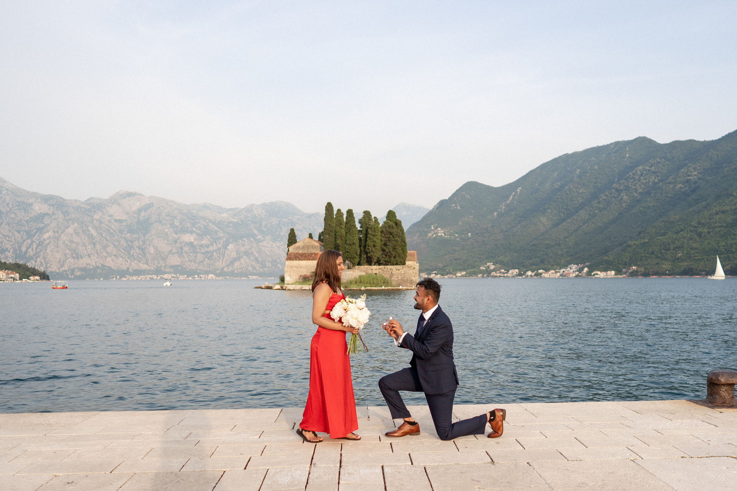 Proposal in Perast — Photographer Mariia Sosnina