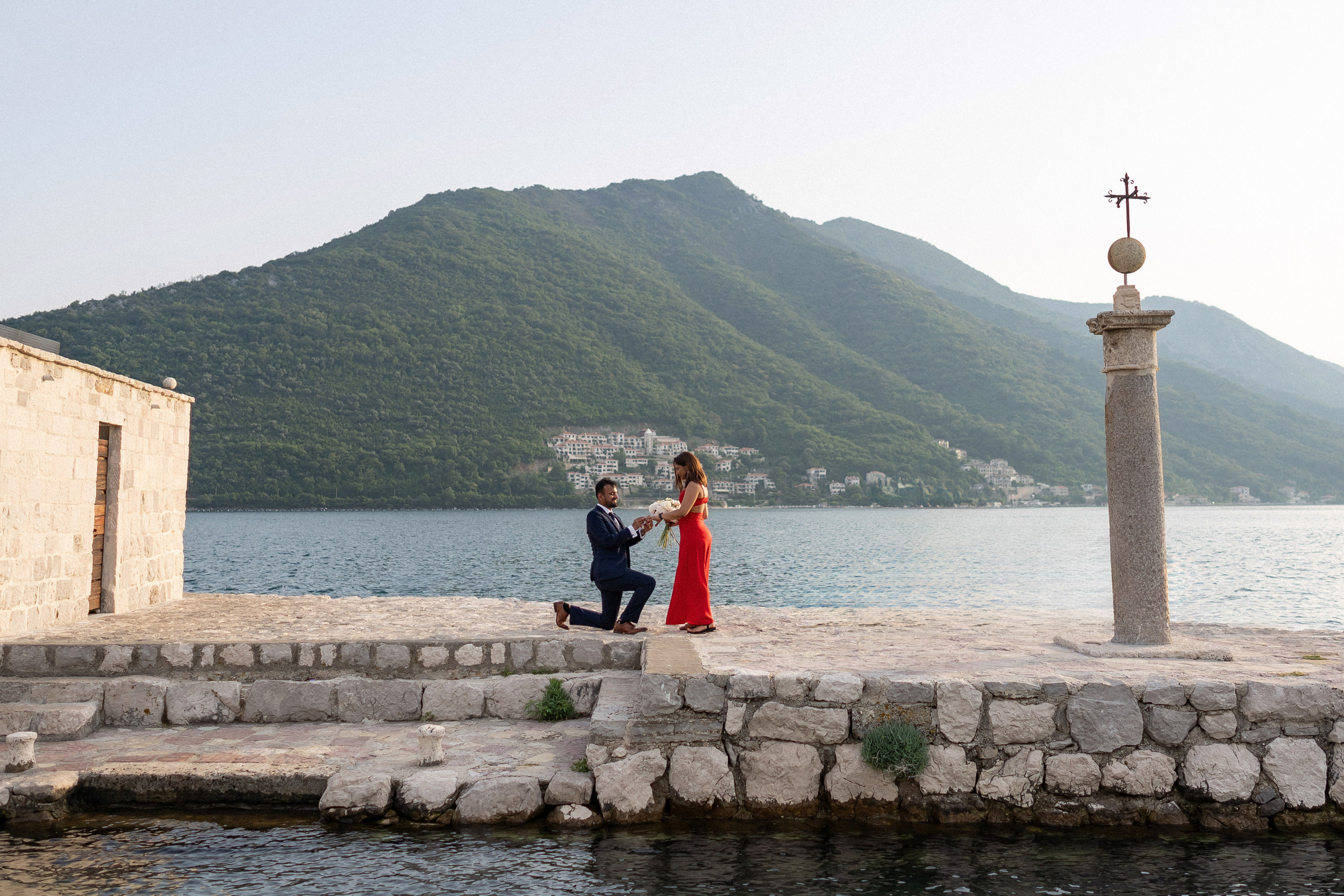 Proposal in Perast — Photographer Mariia Sosnina