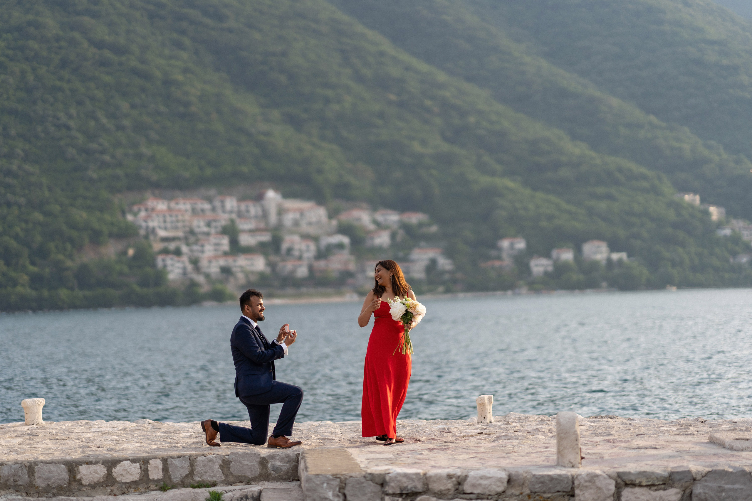 Proposal in Perast — Photographer Mariia Sosnina