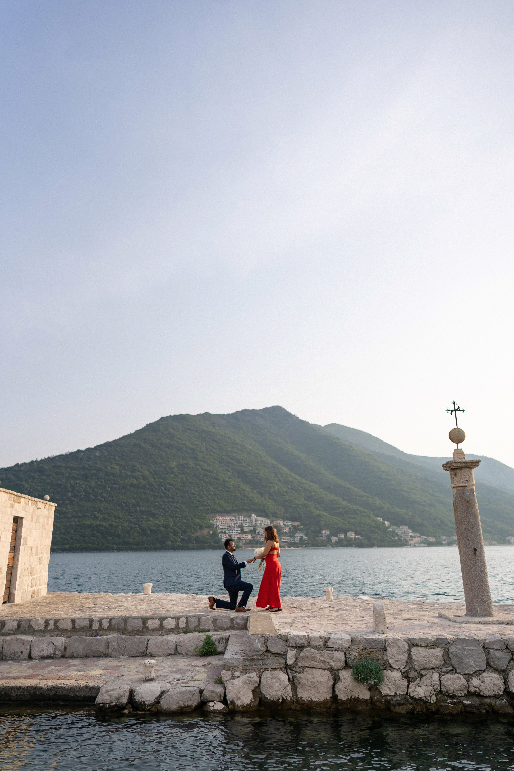 Proposal in Perast — Photographer Mariia Sosnina
