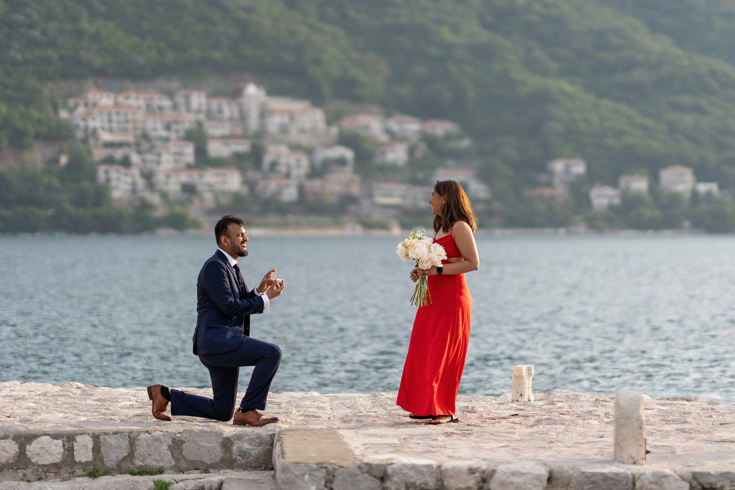 Proposal in Perast — Photographer Mariia Sosnina