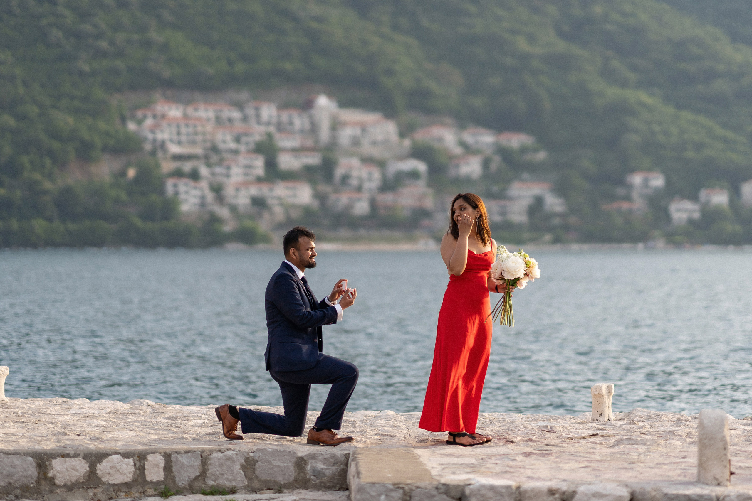 Proposal in Perast — Photographer Mariia Sosnina