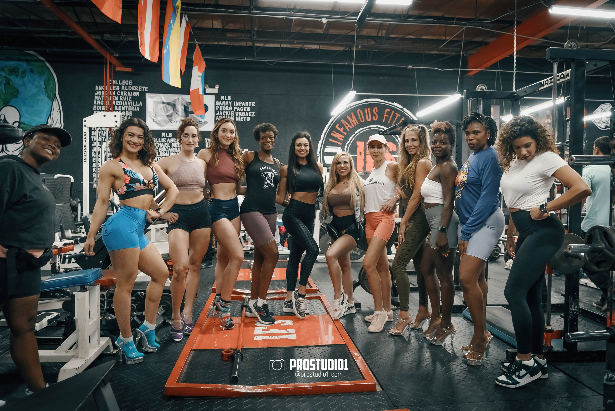 NPC/IFBB PRO Posing Seminar in a Infamous Fitness Studio photos. Photo & Video Production Studio #1