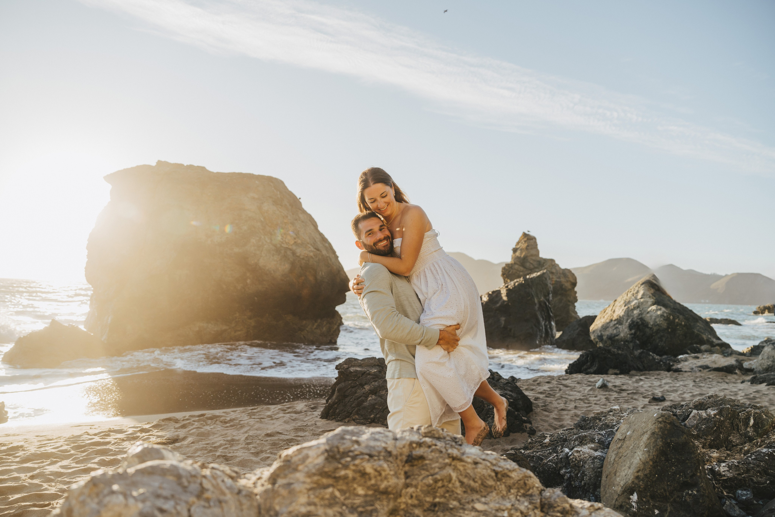 Marshall’s Beach. Wedding family photographer and videographer California San Francisco Bay Area