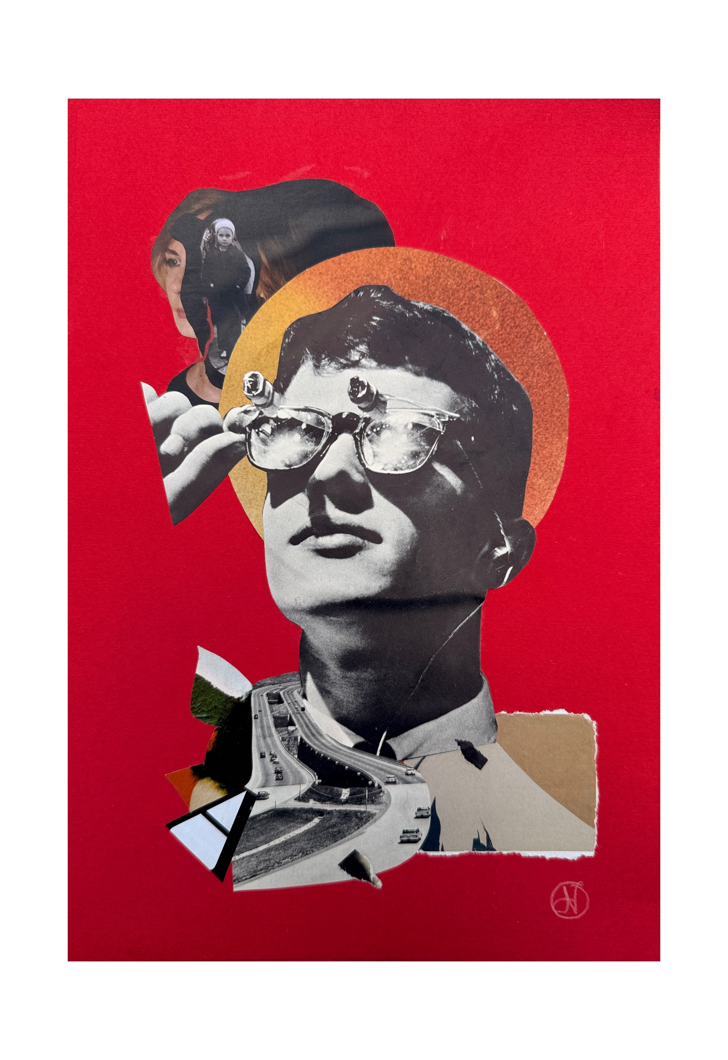 Analog collages. Photographer, photo artist Alena Novgorodtseva