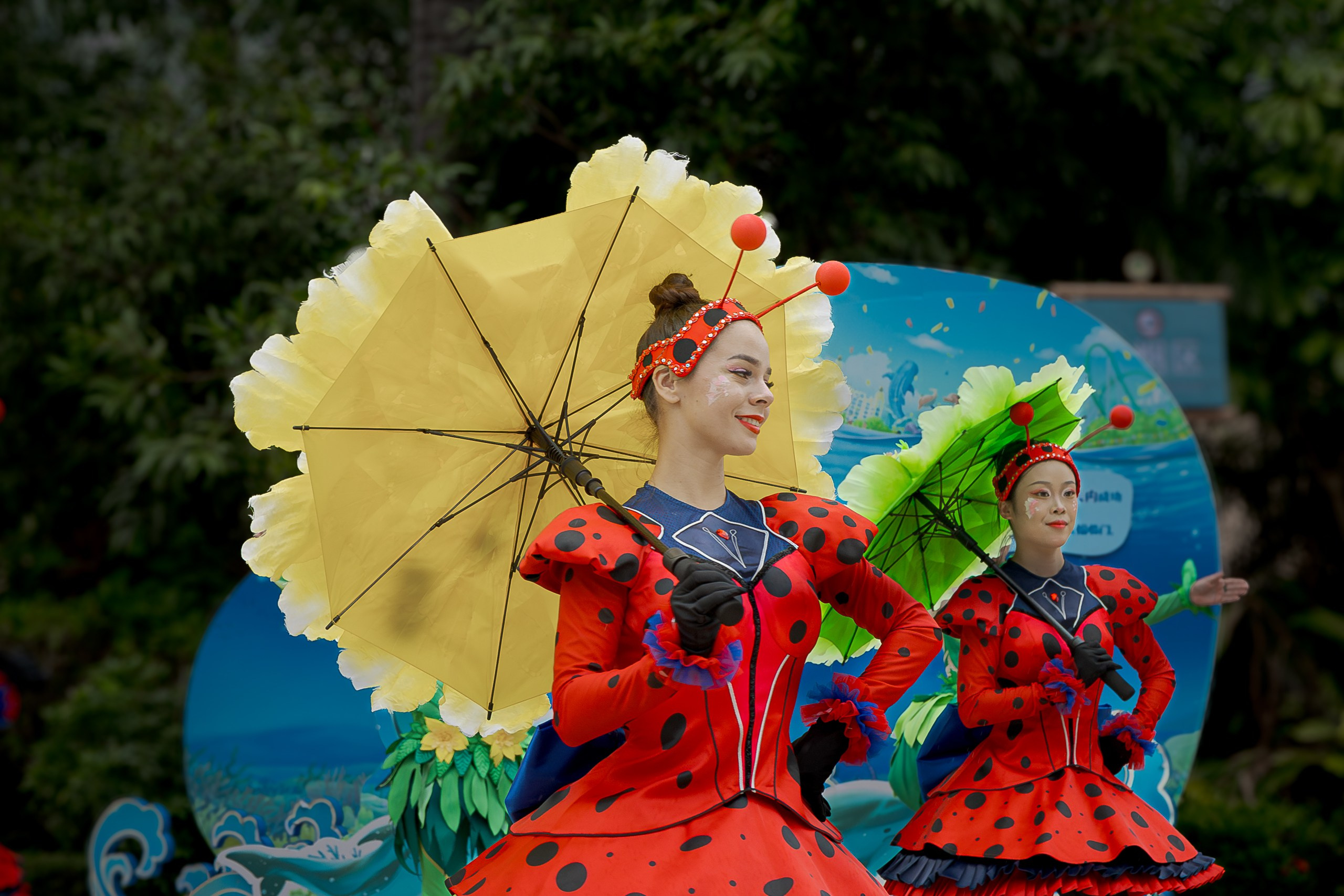 Dance team ocean kingdoom flowers