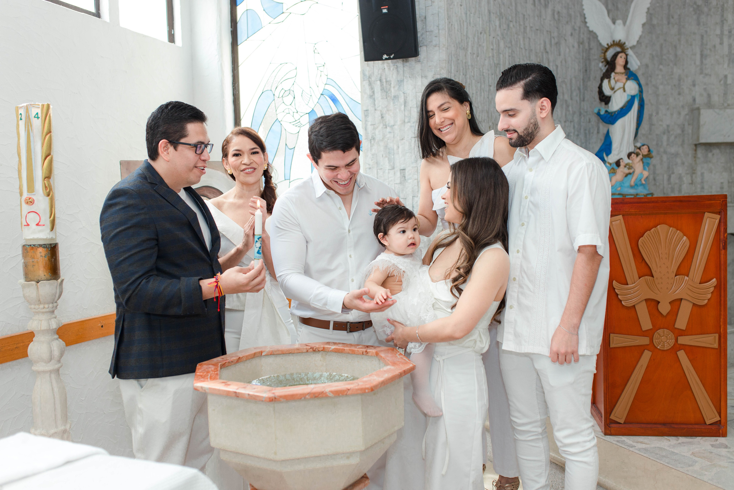 Aleia´s Baptism. Rose Miranda - Fotógrafa de niños y familias en Barranquilla