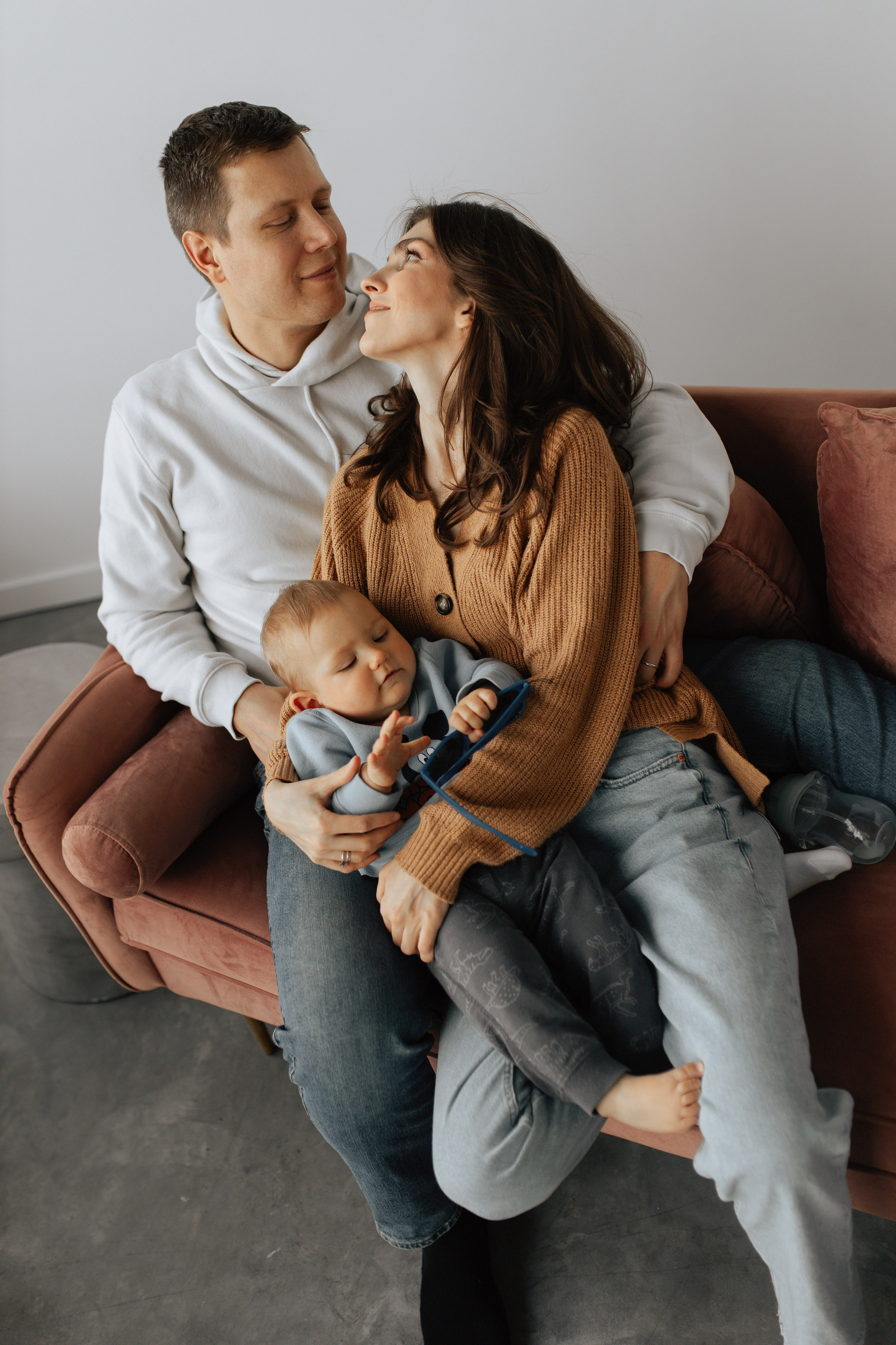 Aleksandr’s first birthday. Home