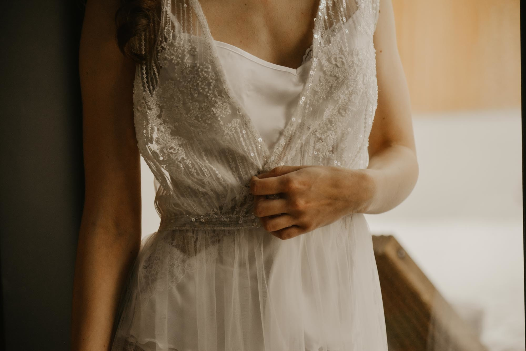 Elopement in Winter Forest. Family Lifestyle Photography