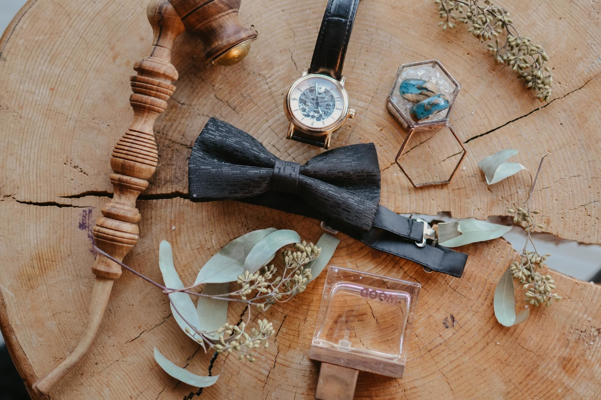 Elopement in Winter Forest. Family Lifestyle Photography