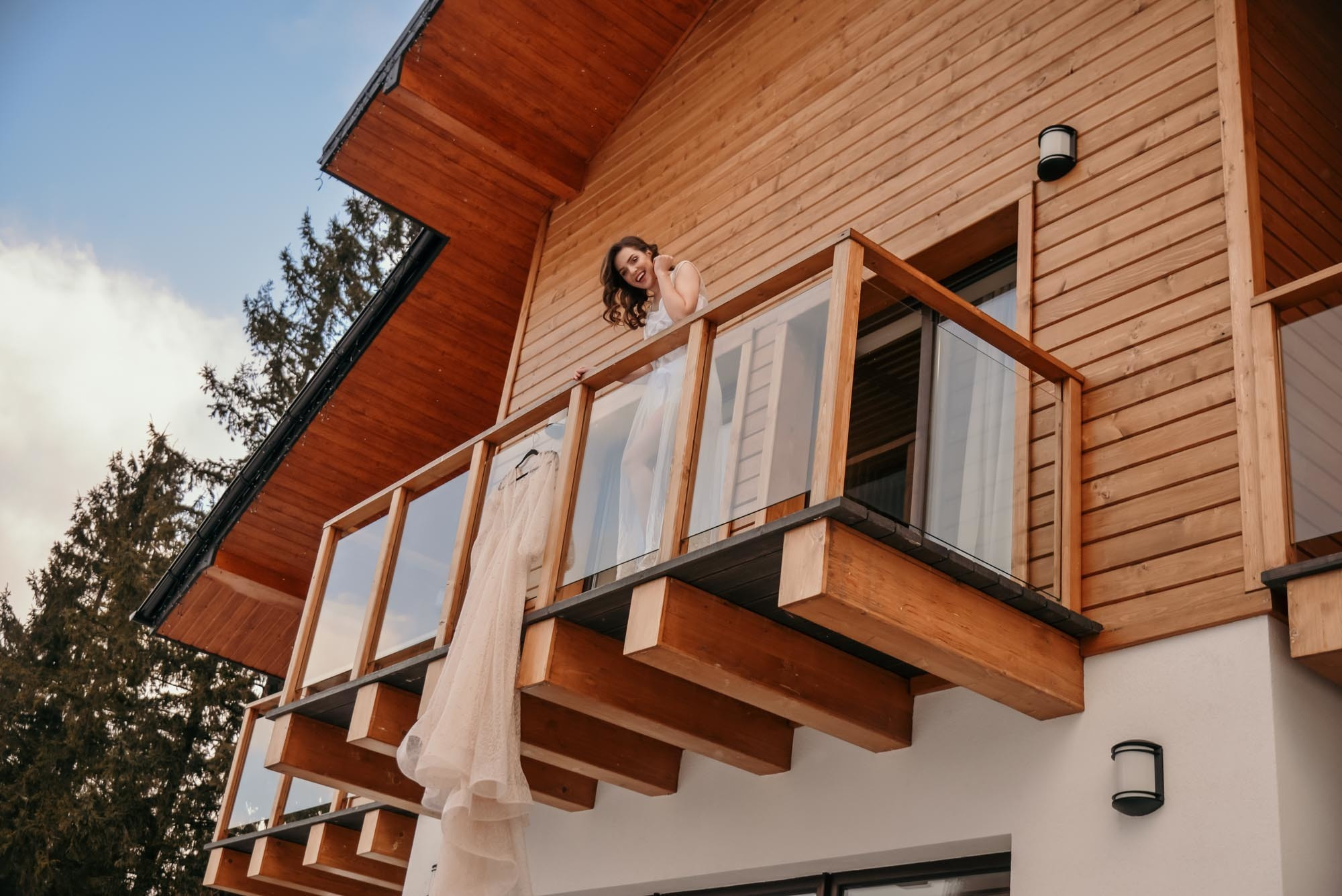 Elopement in Winter Forest. Family Lifestyle Photography