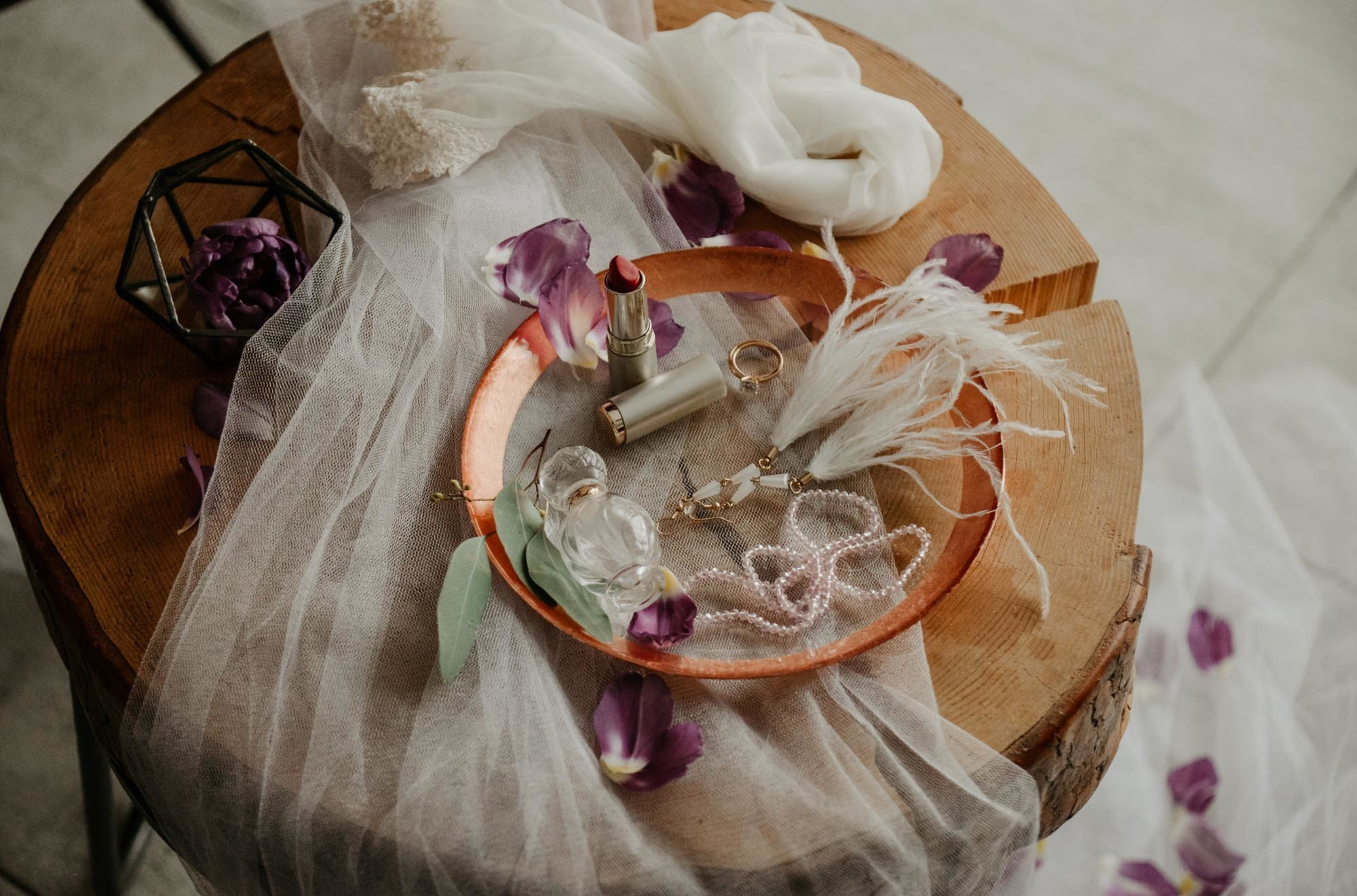 Elopement in Winter Forest. Family Lifestyle Photography