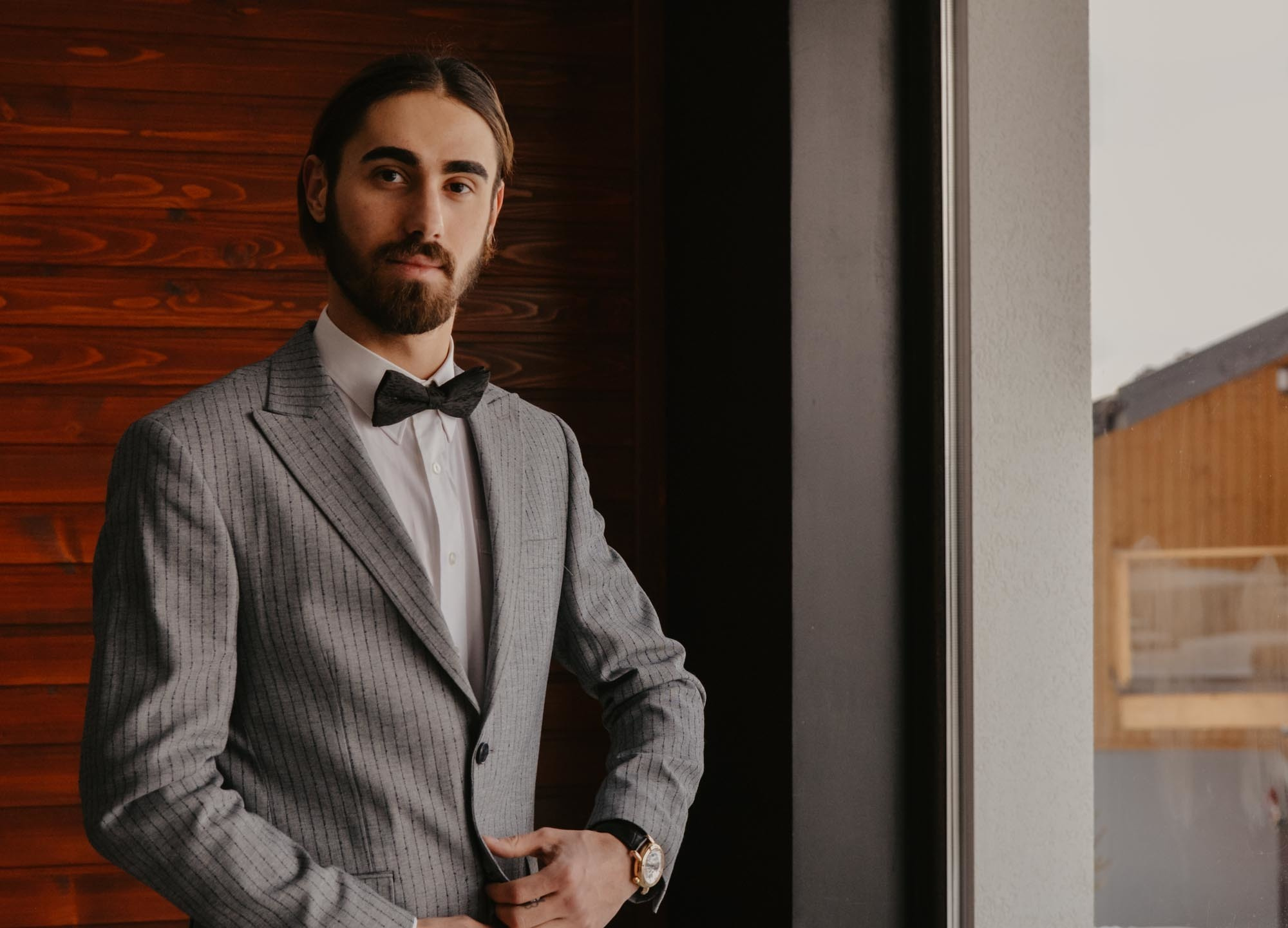 Elopement in Winter Forest. Family Lifestyle Photography