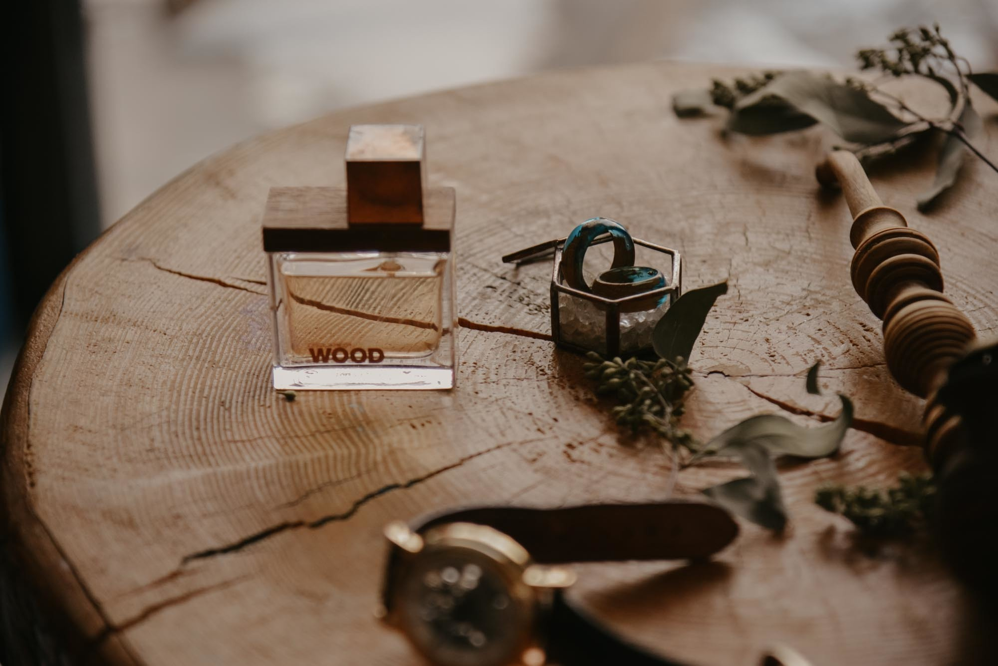 Elopement in Winter Forest. Family Lifestyle Photography